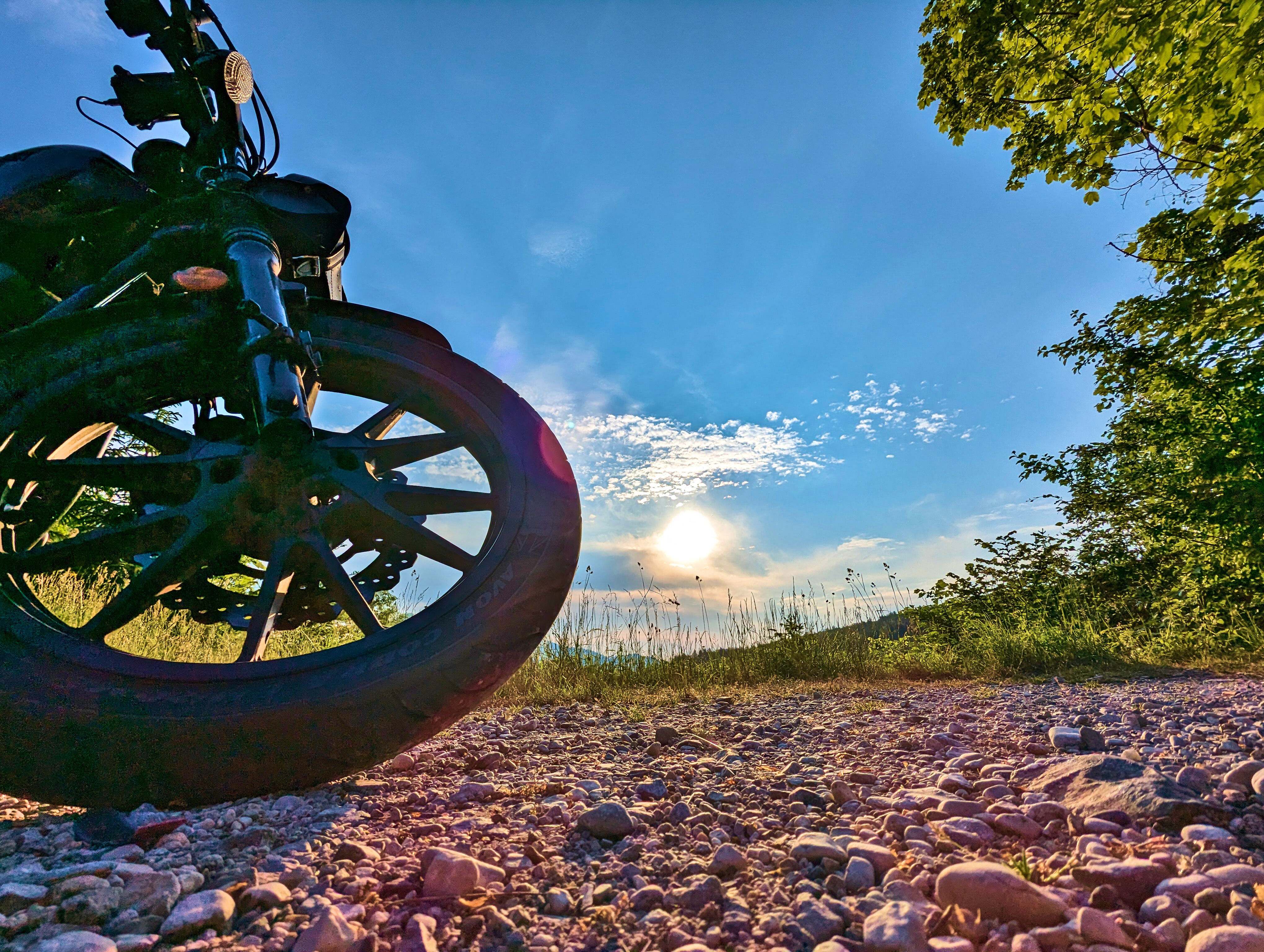 Ein schöner Tag zum Motorradfahren