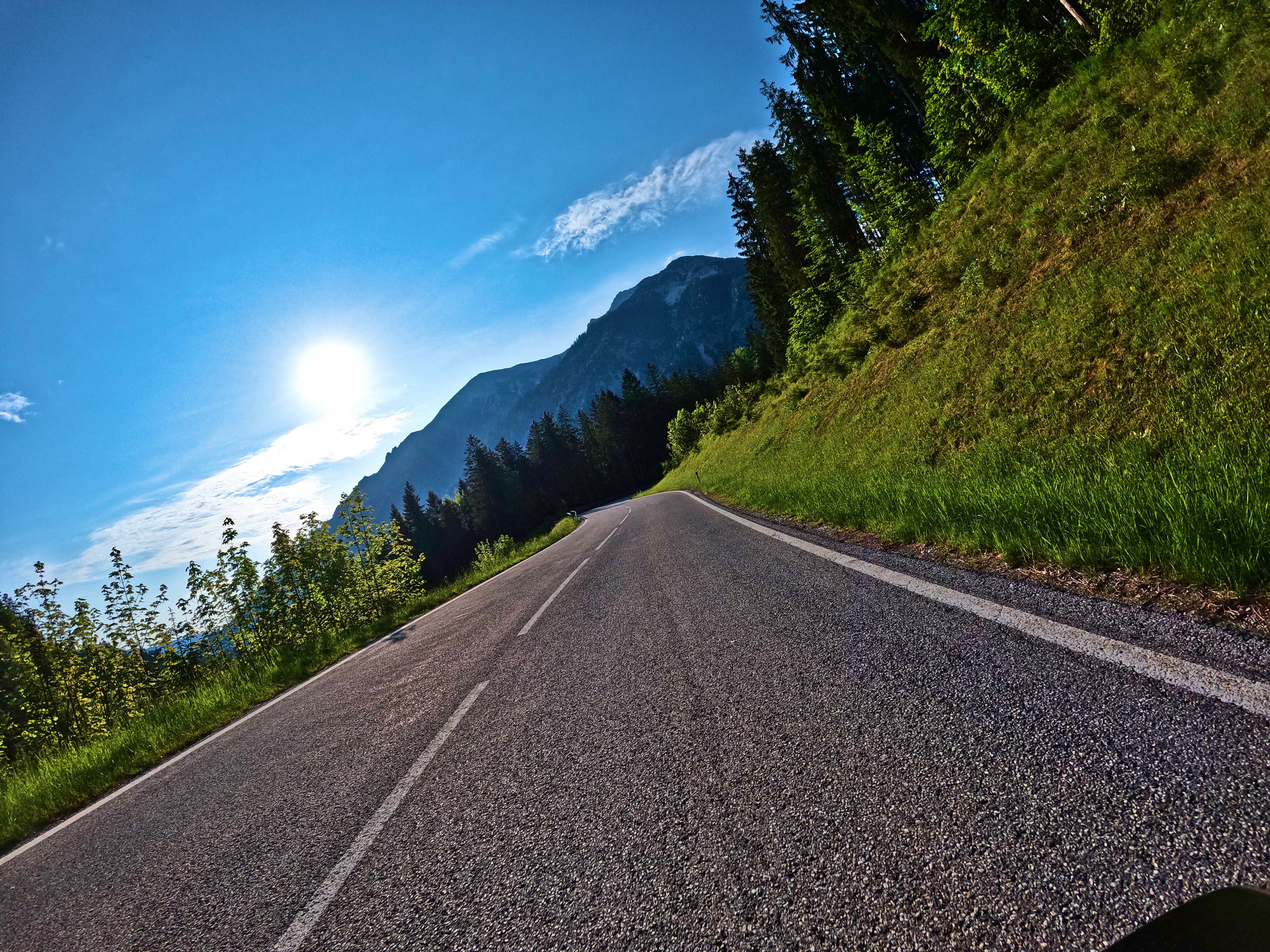 Ein schöner Tag zum Motorradfahren
