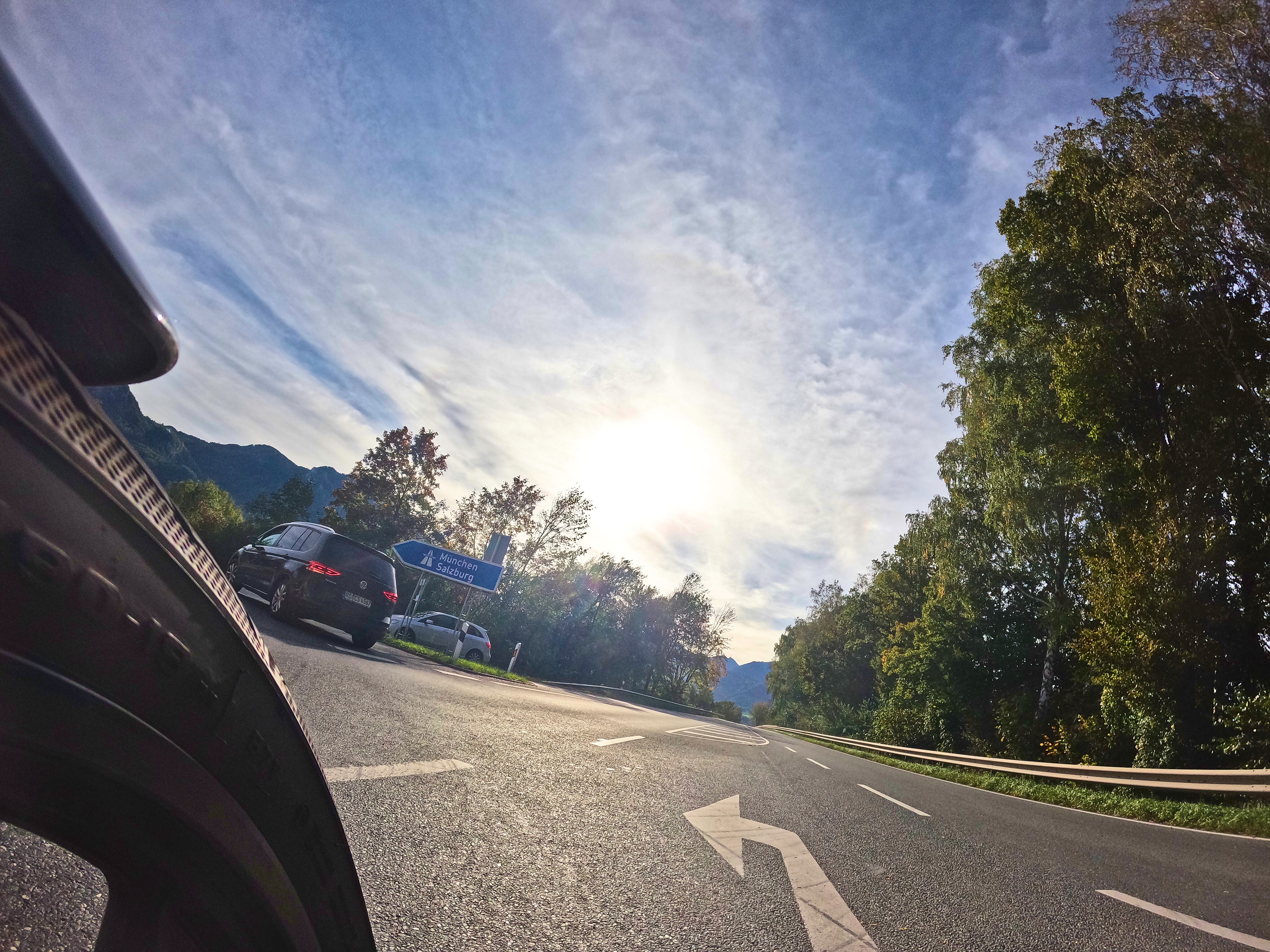 Ab Nußdorf eine Etappe Autobahn