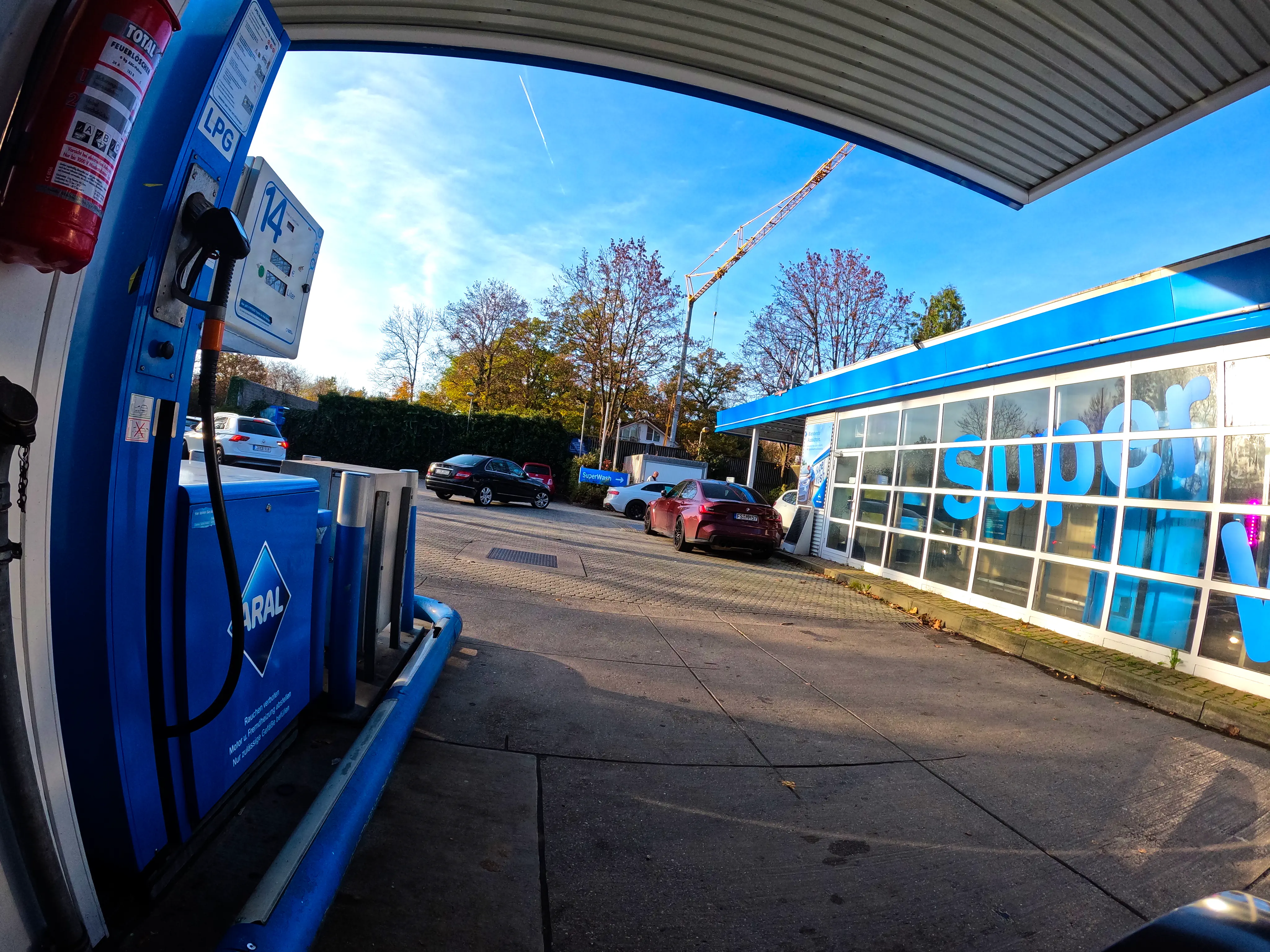 &hellip; und kurz vor zu Hause auftanken.