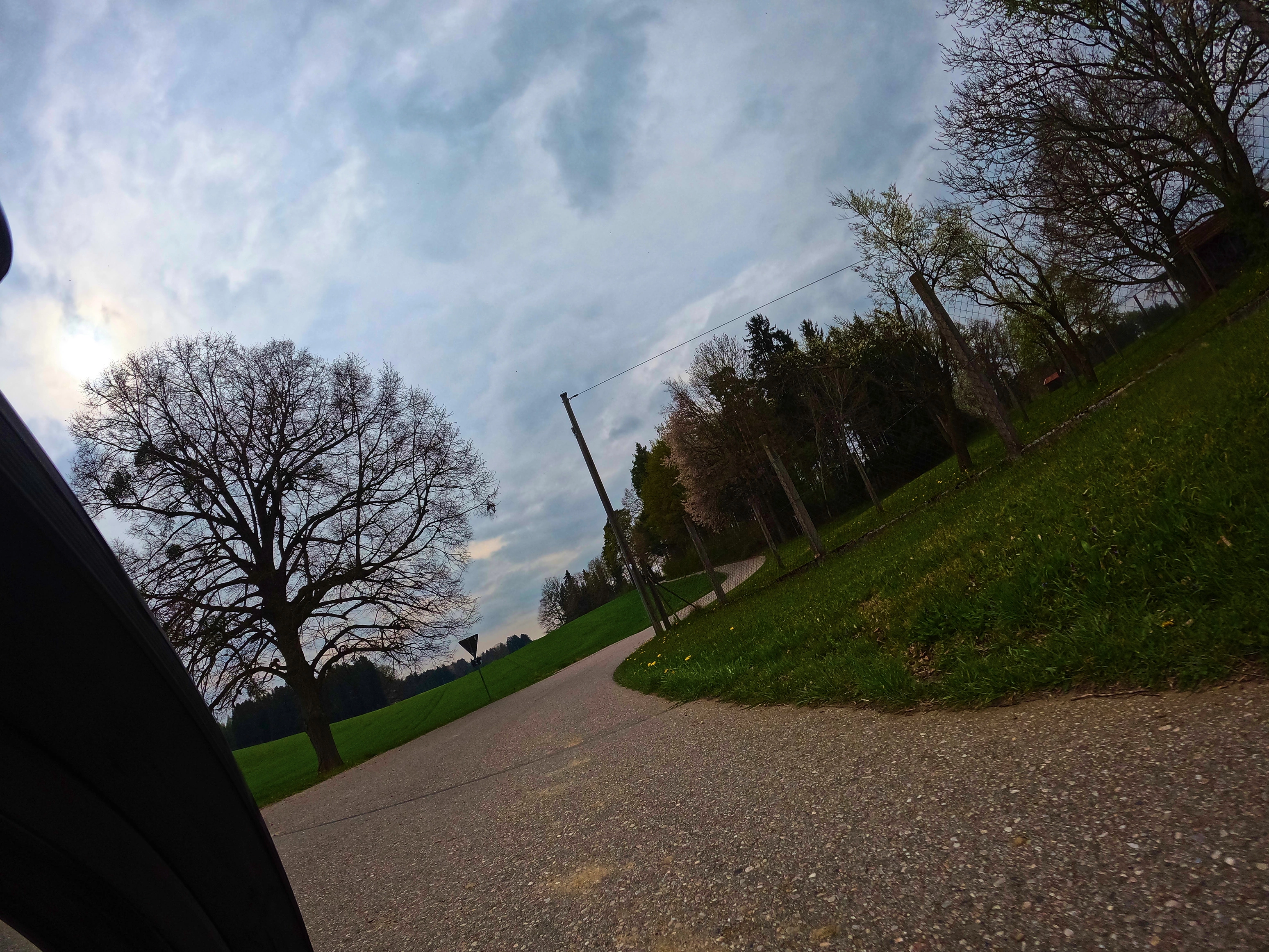 Sanft geschwungene Straße