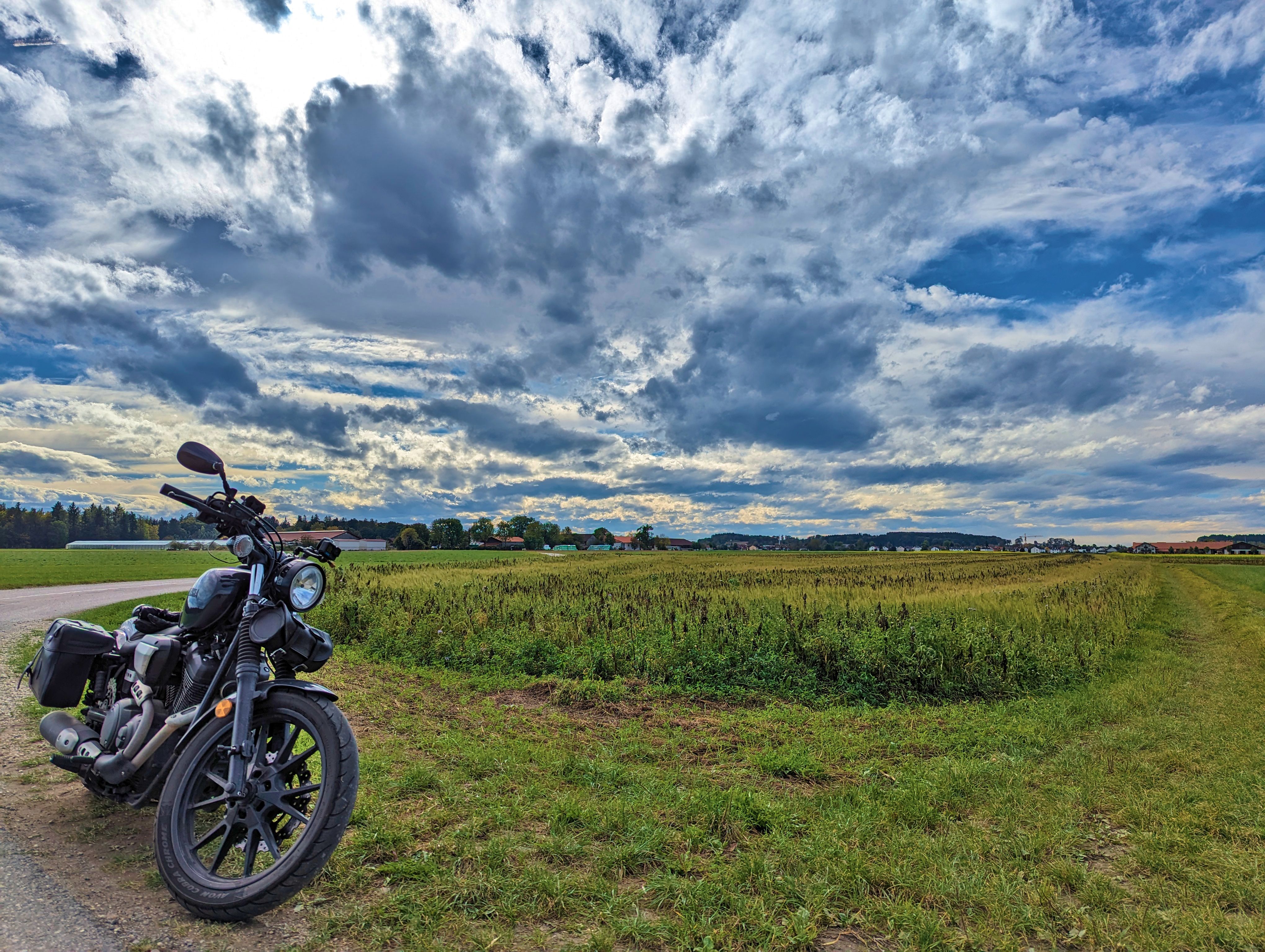 Kurzer Stopp am Straßenrand