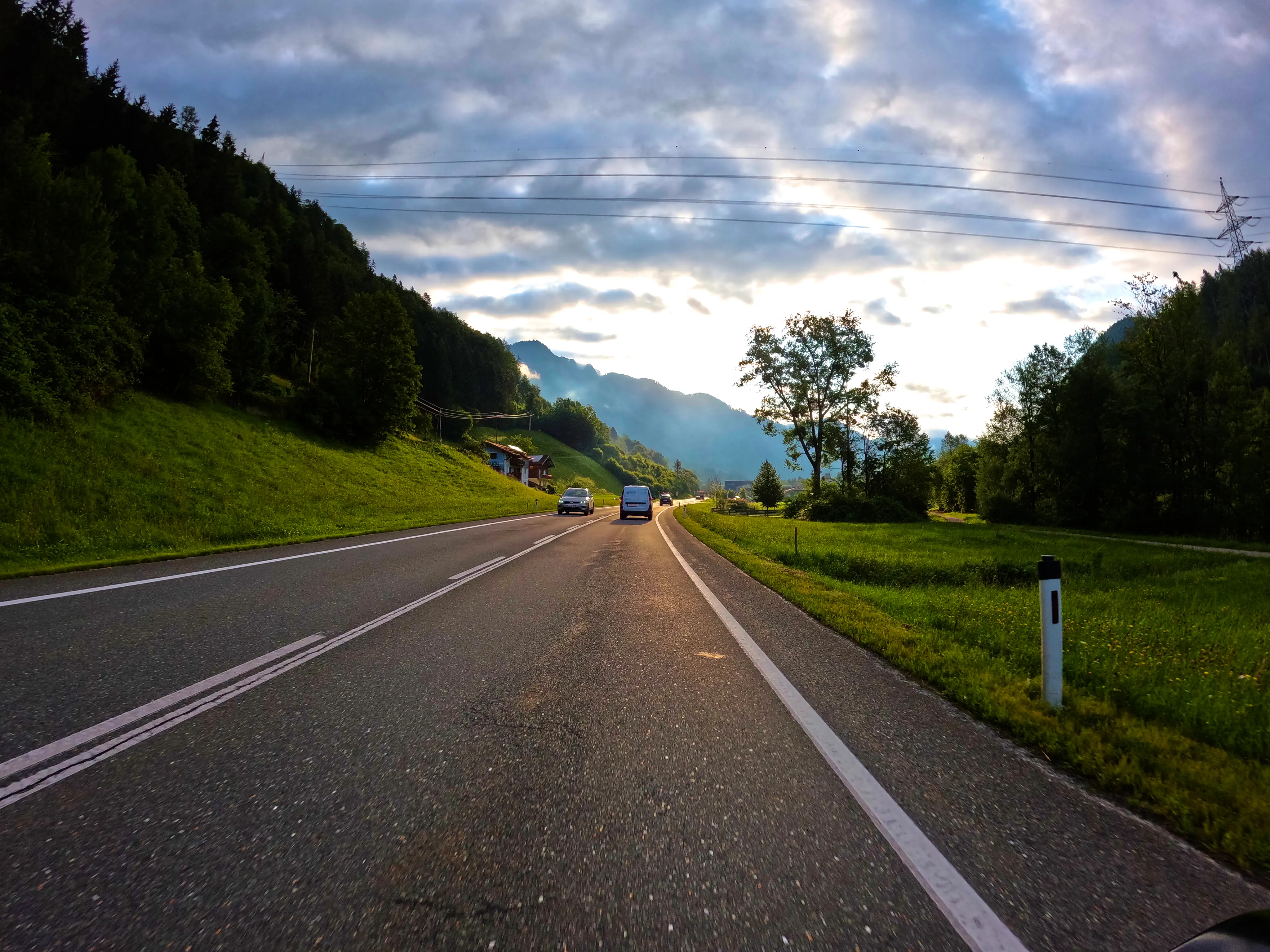 Nach gut 160 km: Endlich Landstraße