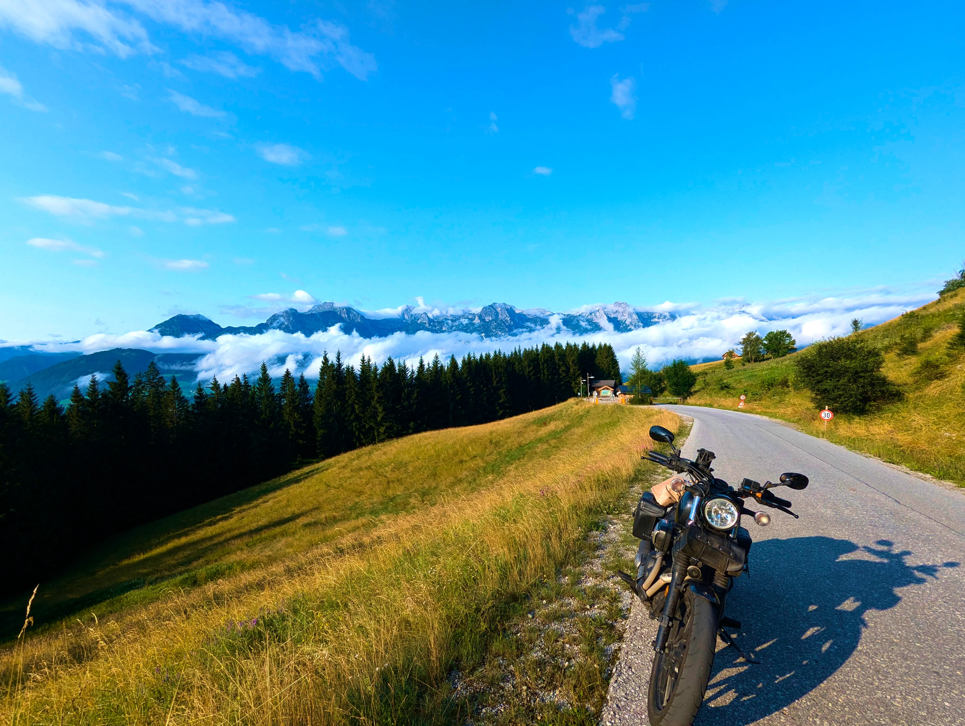 Beim Blick zurück nochmal das Panorama genießen