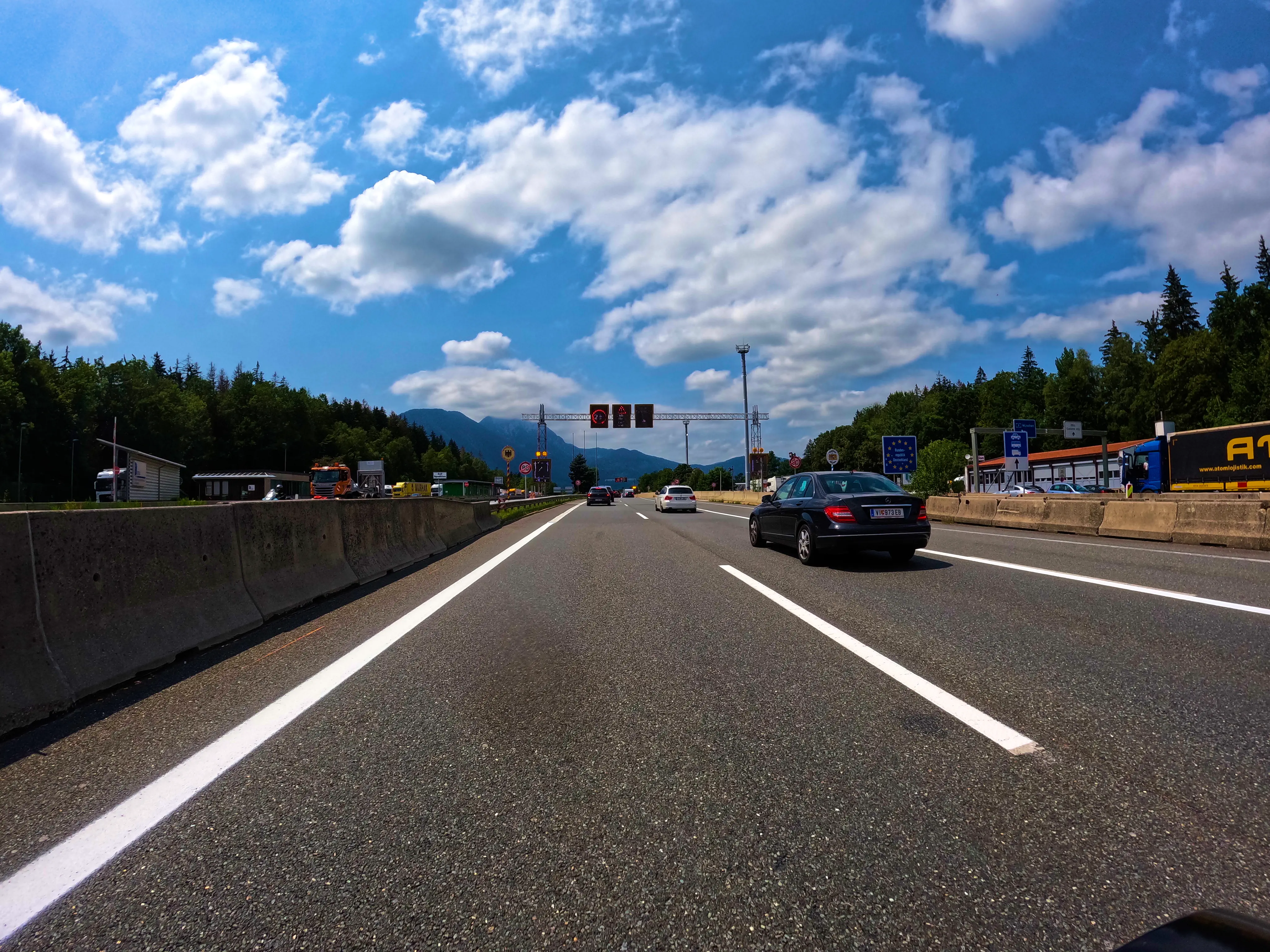 &hellip; und zur Grenze nach Bayern.