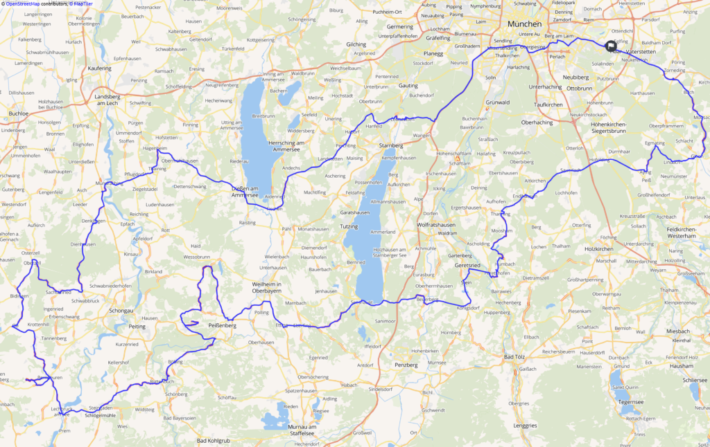 Mit Calimoto war die Tour wie immer schnell geplant.