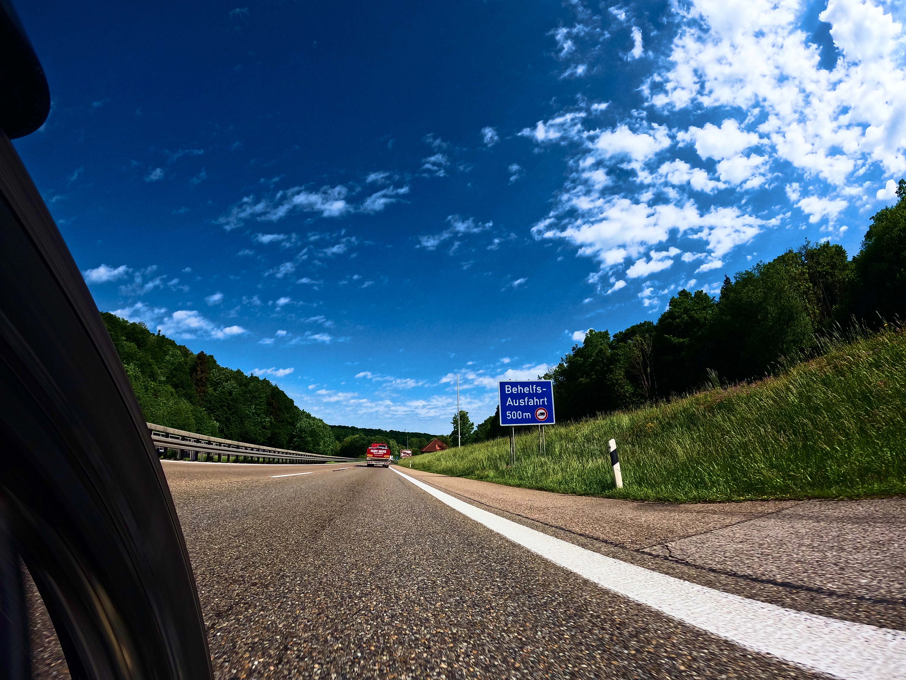 Behelfsausfahrt Hohenstadt