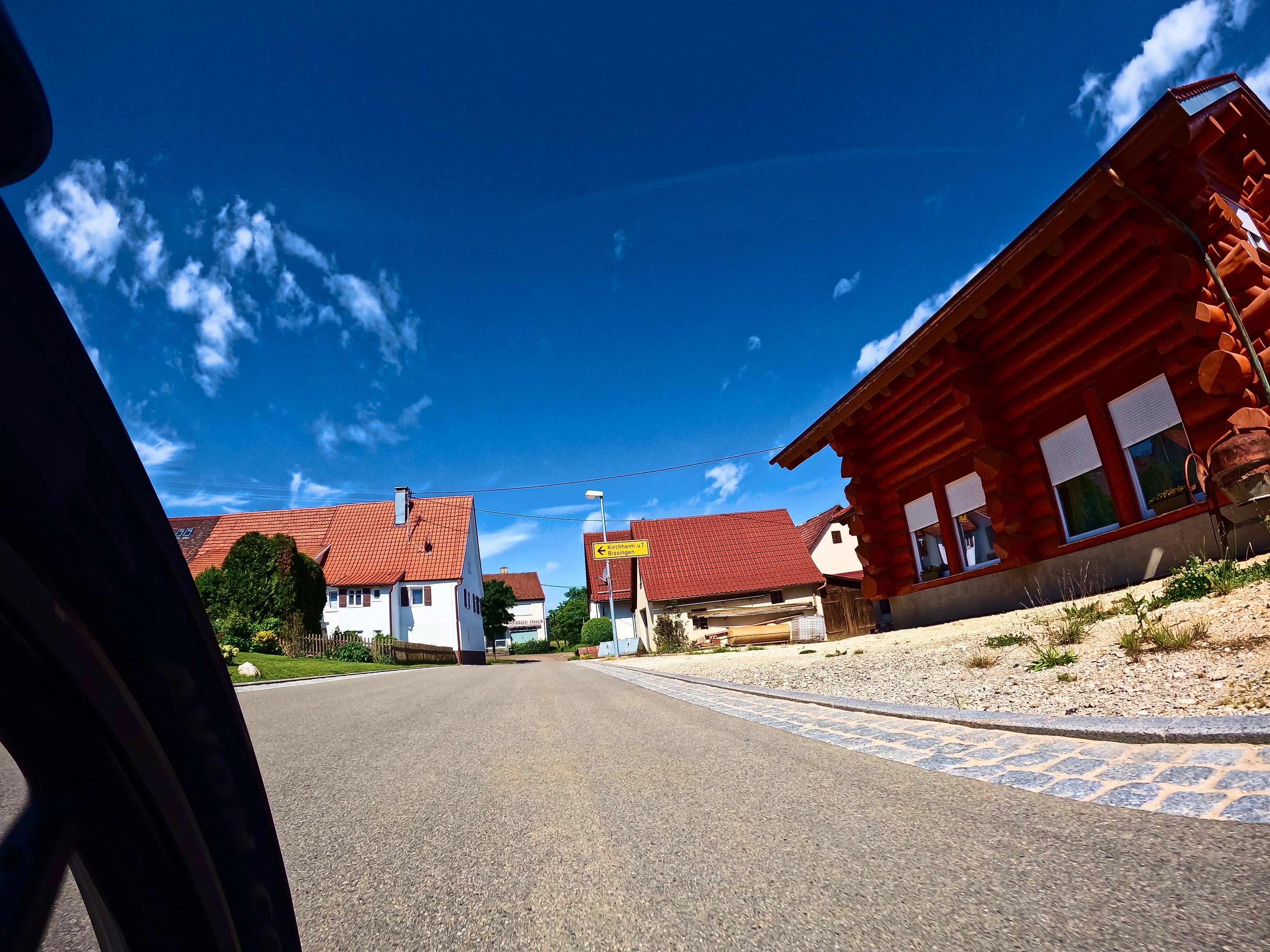 Blockhütte in modern