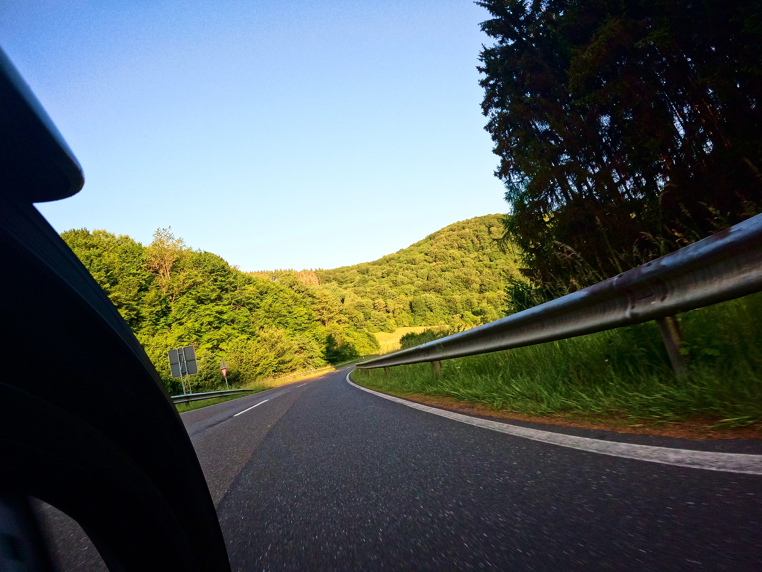 Vom Hotel weg&hellip;