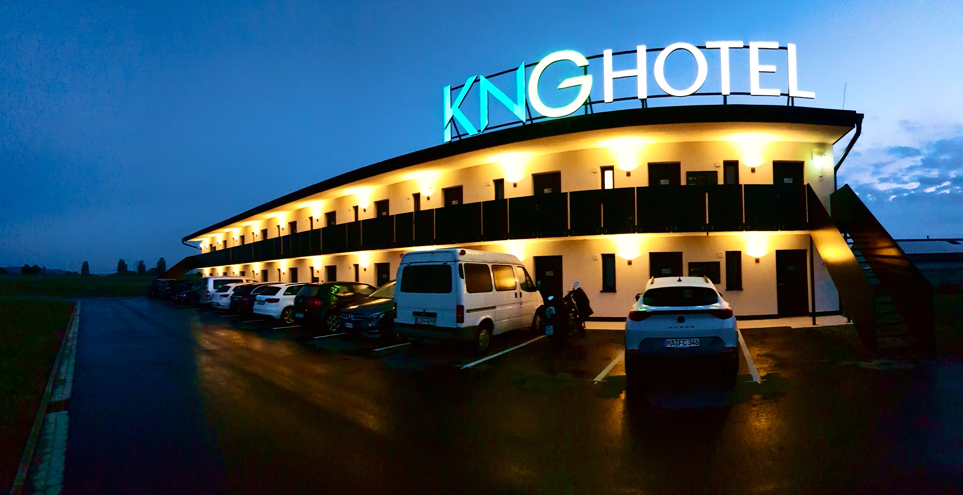 Morgens um 4:45 Uhr, das Hotel war dann doch ziemlich gut belegt