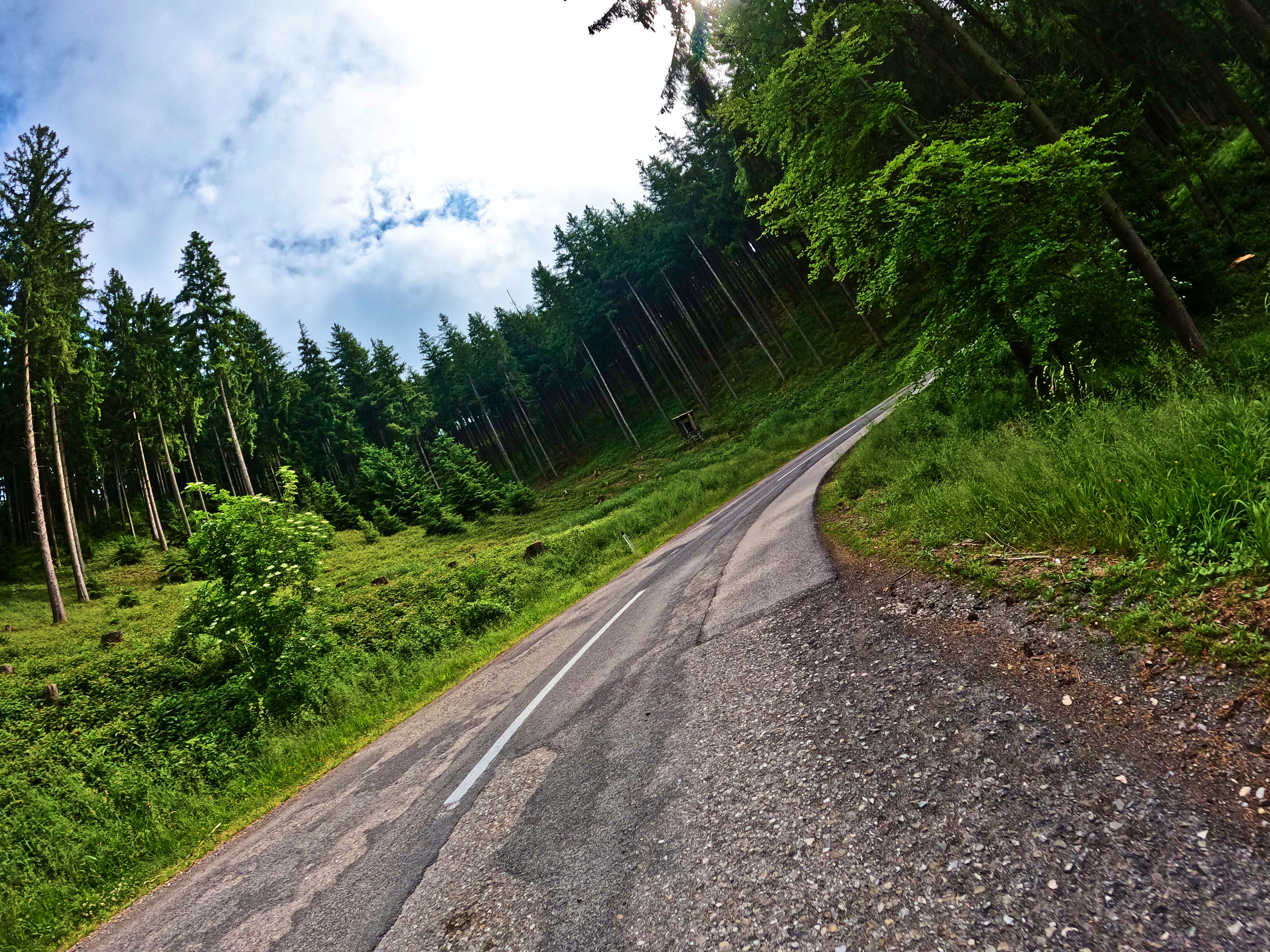 &hellip; zog sich der Himmel etwas zu.