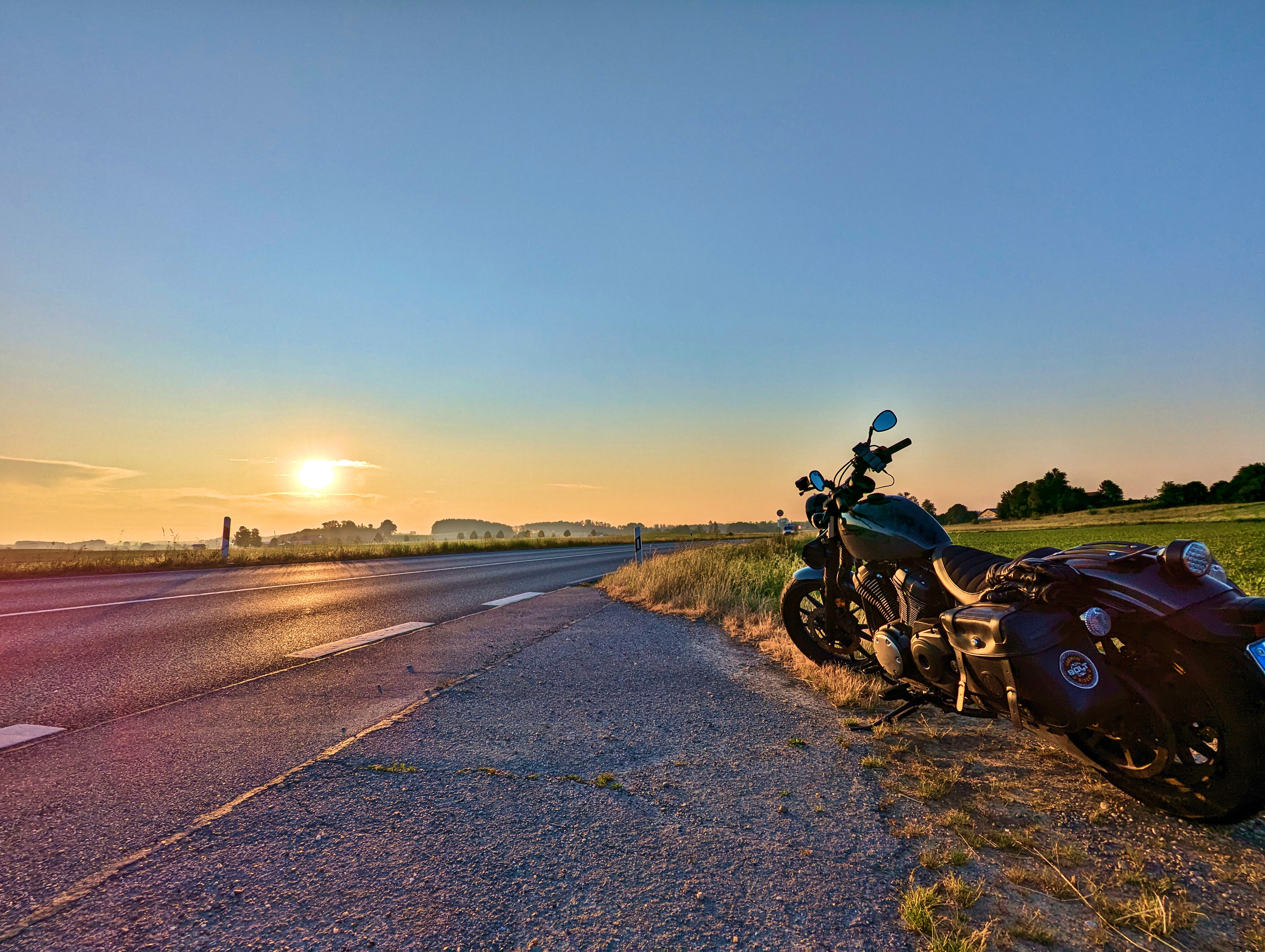 Den Sonnenaufgang genießen