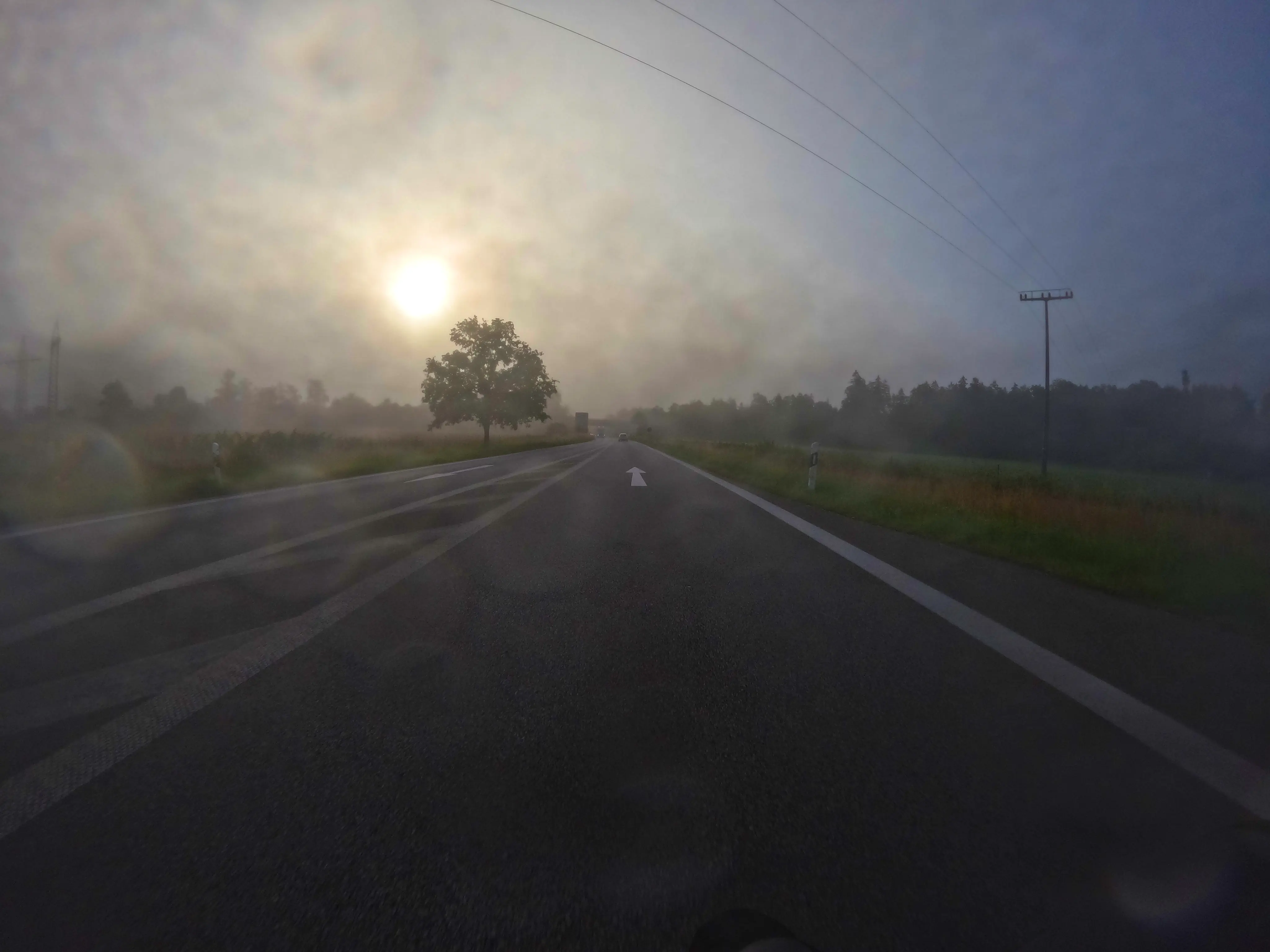 Wenig Sicht im Nebel