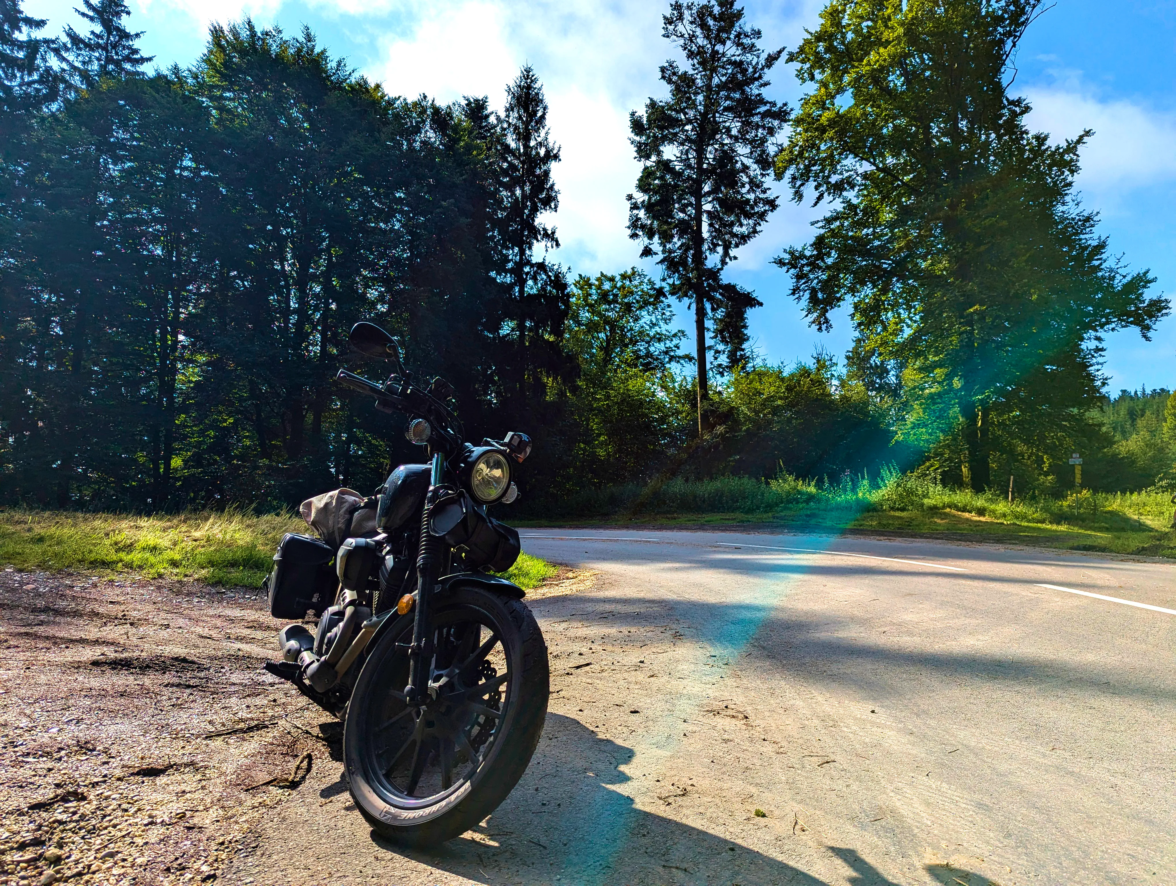 Sonnenspiegelung in der Kamera