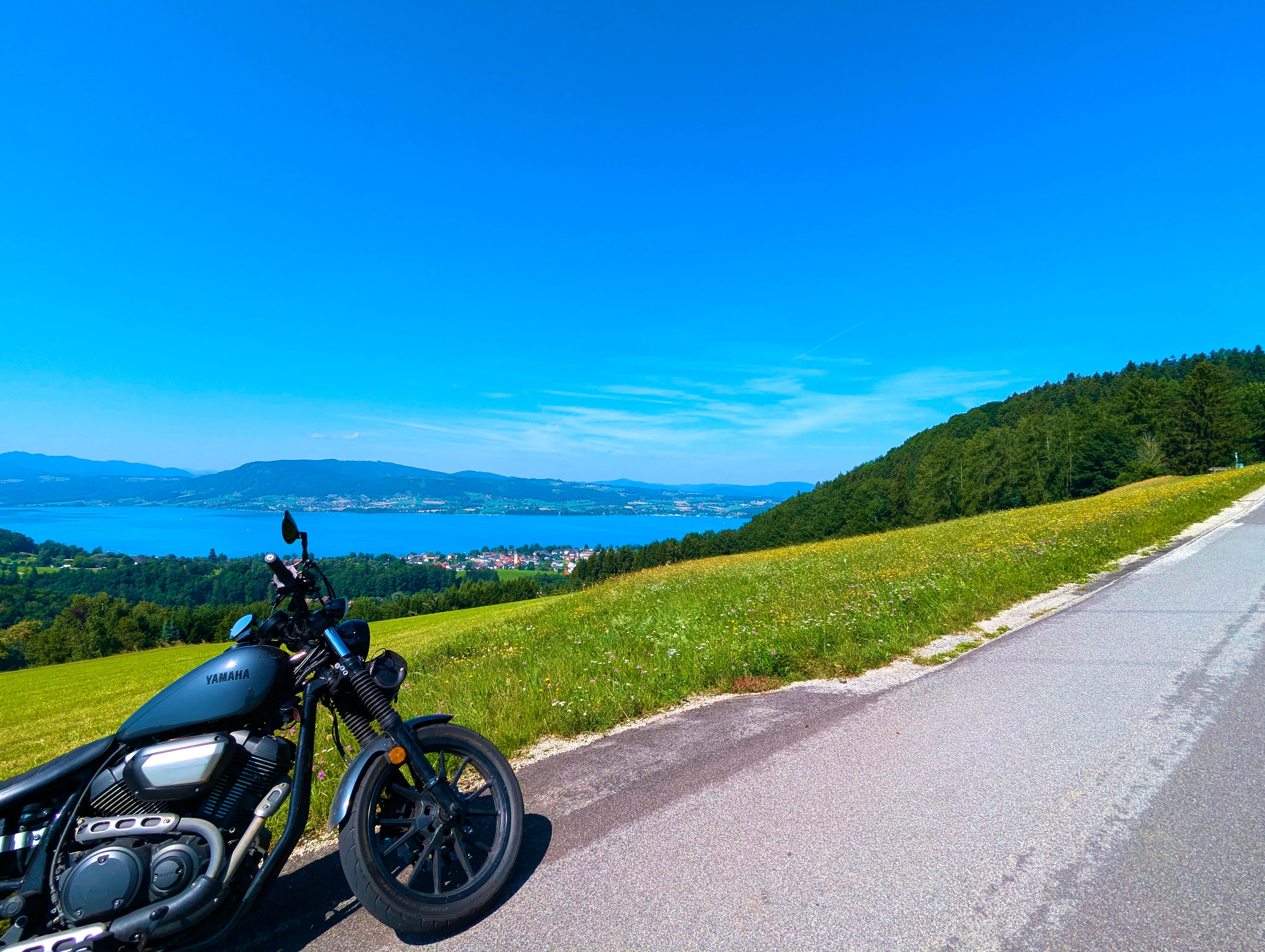 Blick auf den Attersee