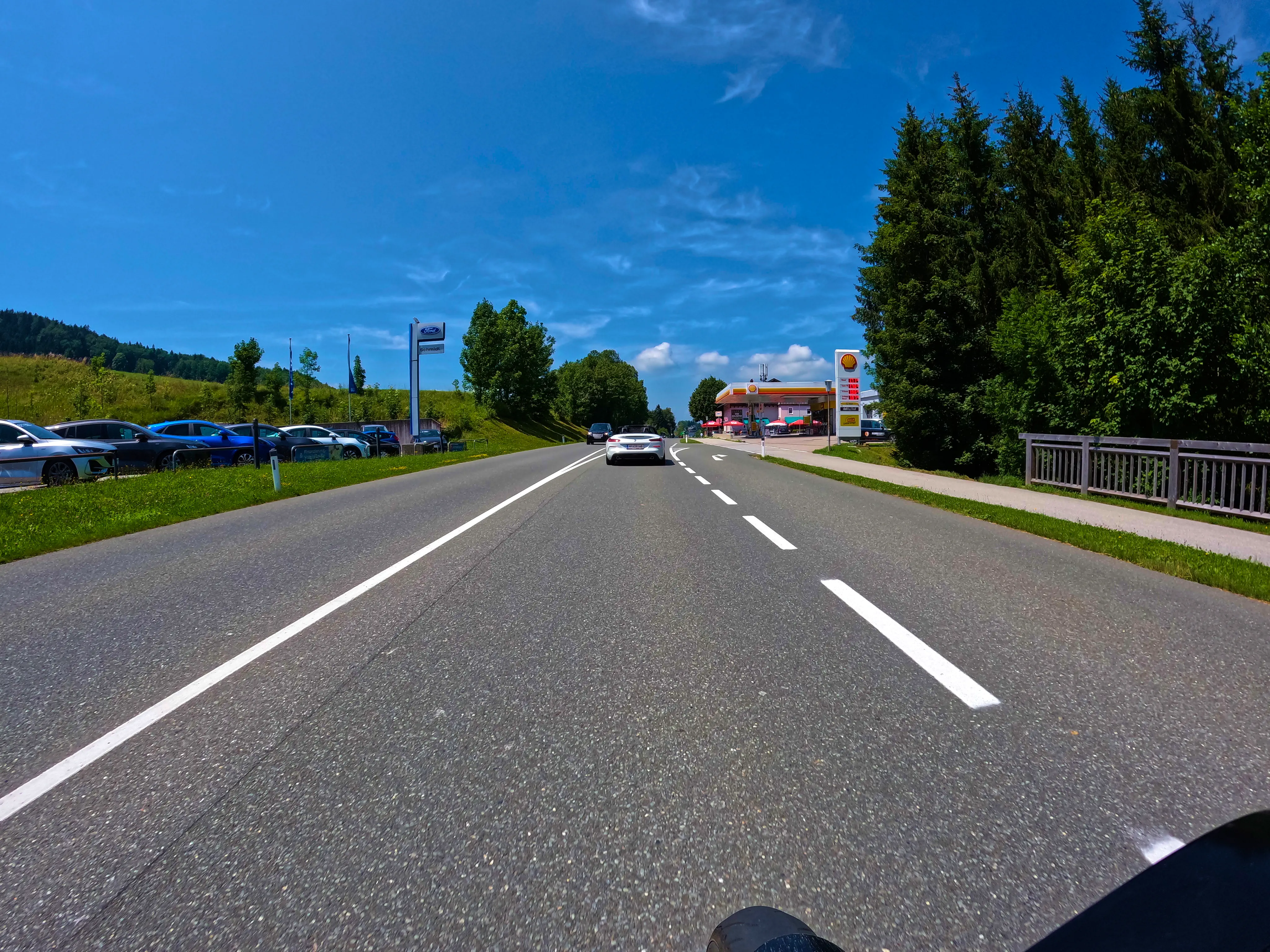 Die Shell-Tankstelle von vorhin