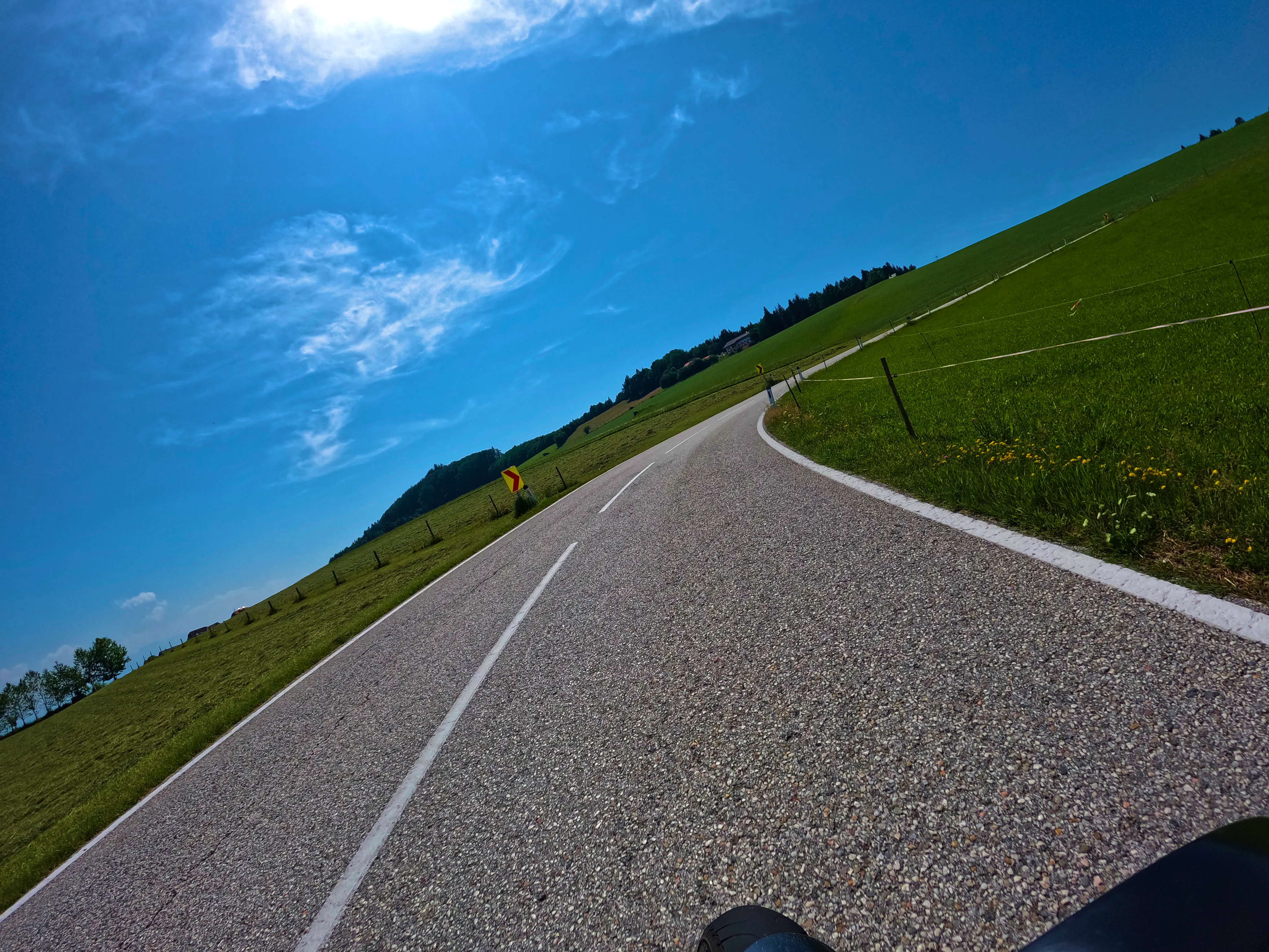 &hellip; und dann kurvig.