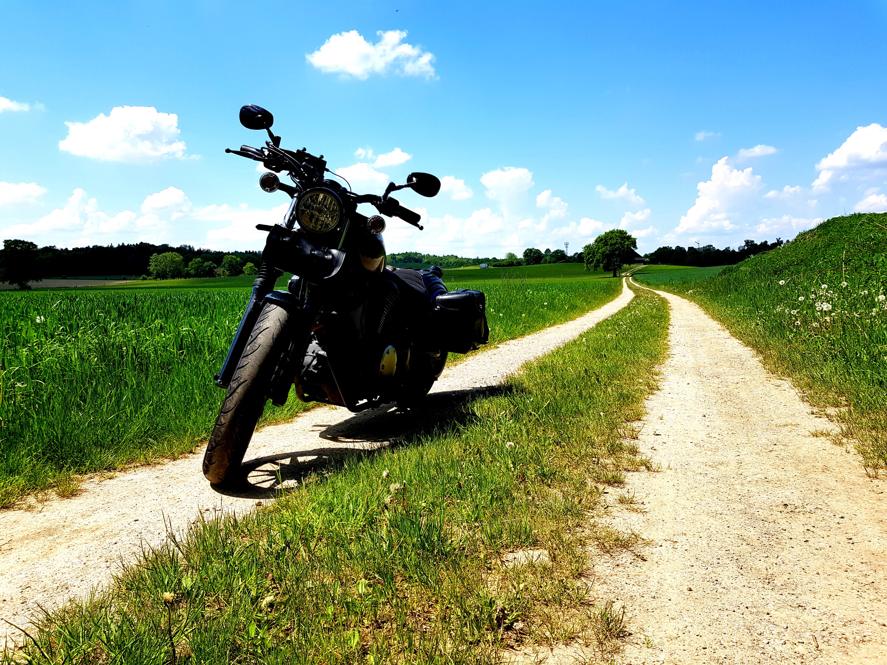 Feldwege bieten oft tolle Motive