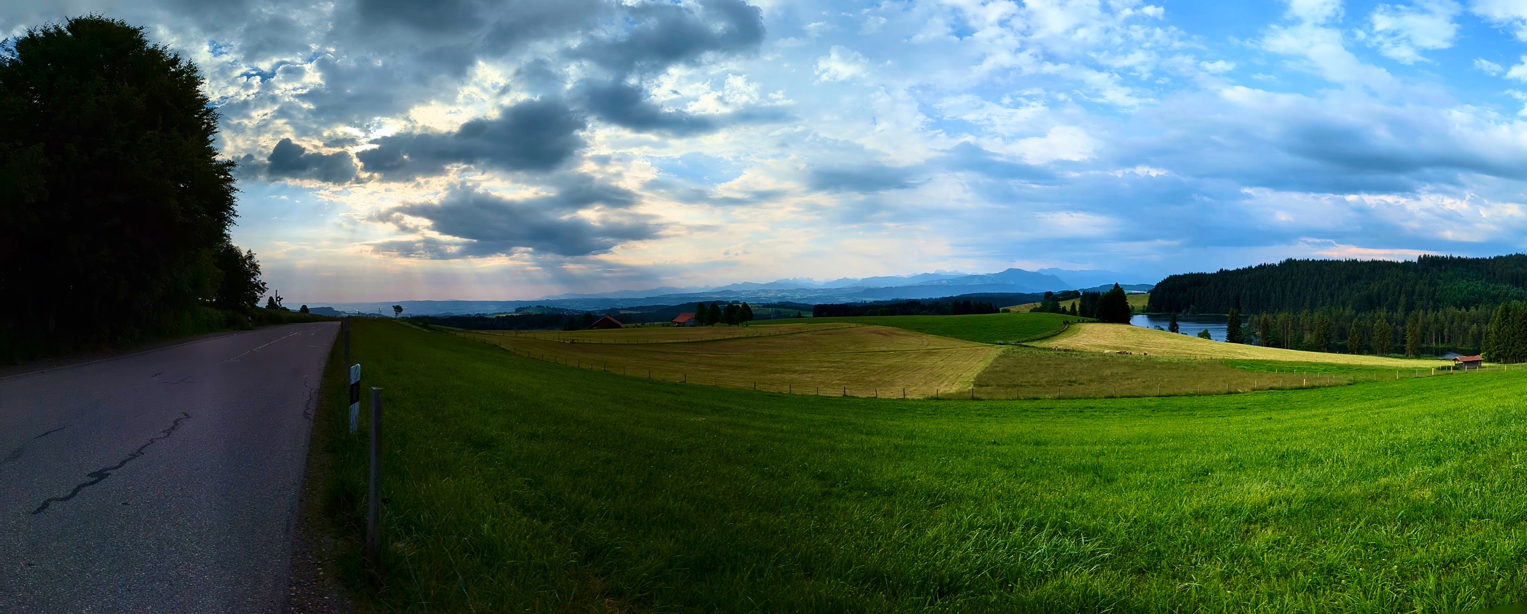 Panorama Richtung Eschacher Weiher