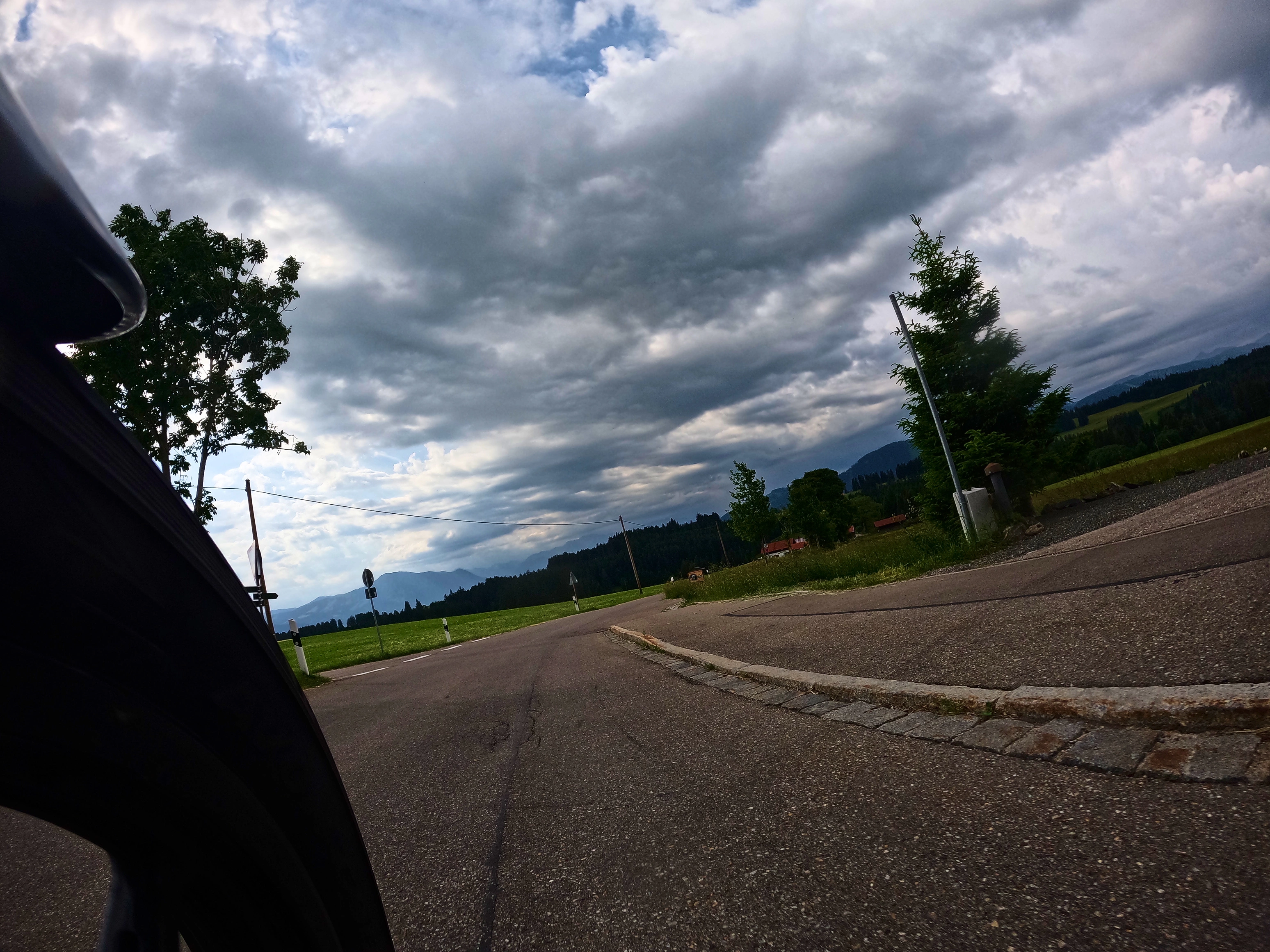 Kurz vor den Wolken wollte ich abbdrehen