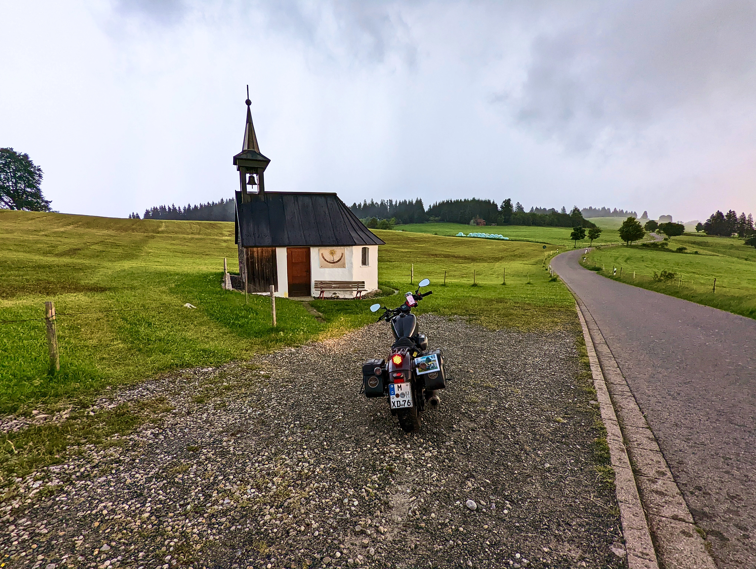 PK-Nachweis 12, Gereute (mit Regenfront rechts hinten)