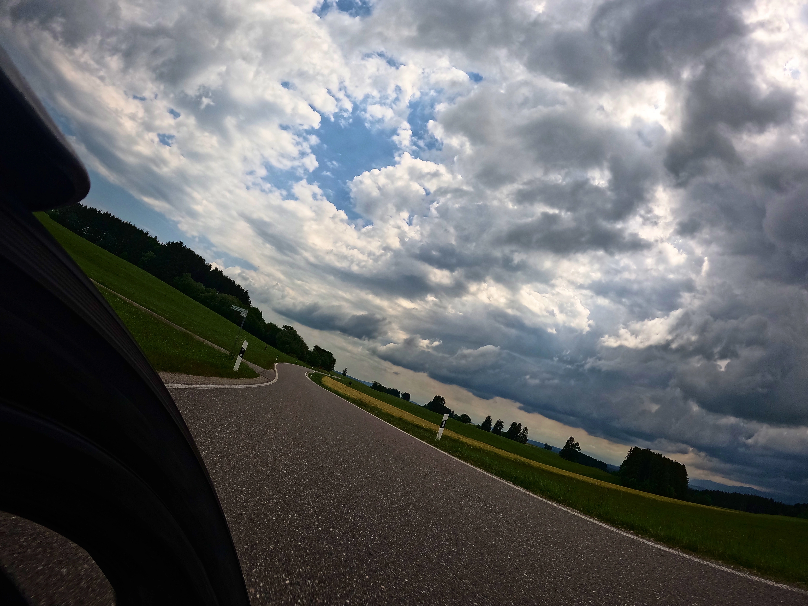 Wolken im Süden