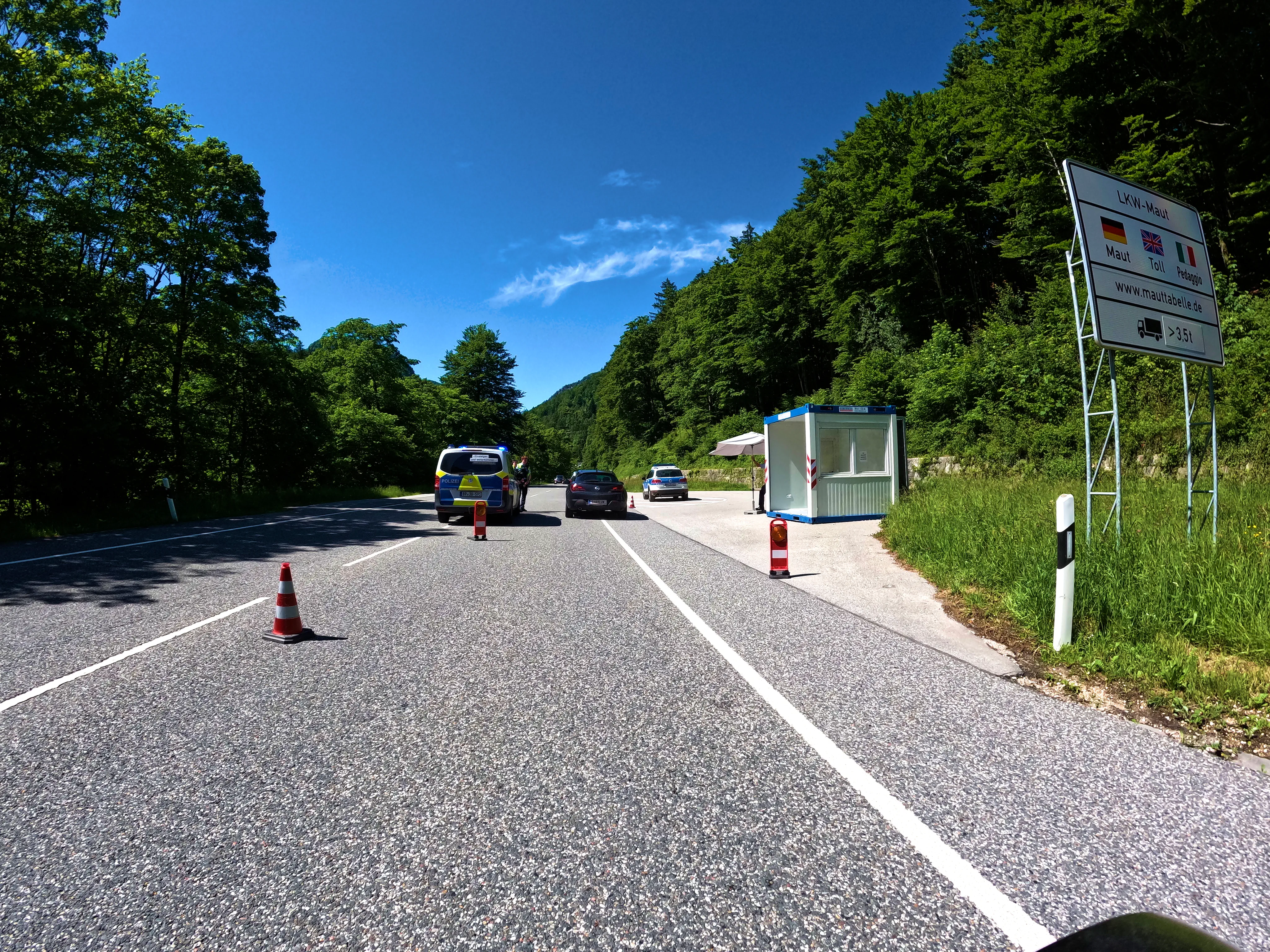 Grenzkontrolle Marktschellenberg