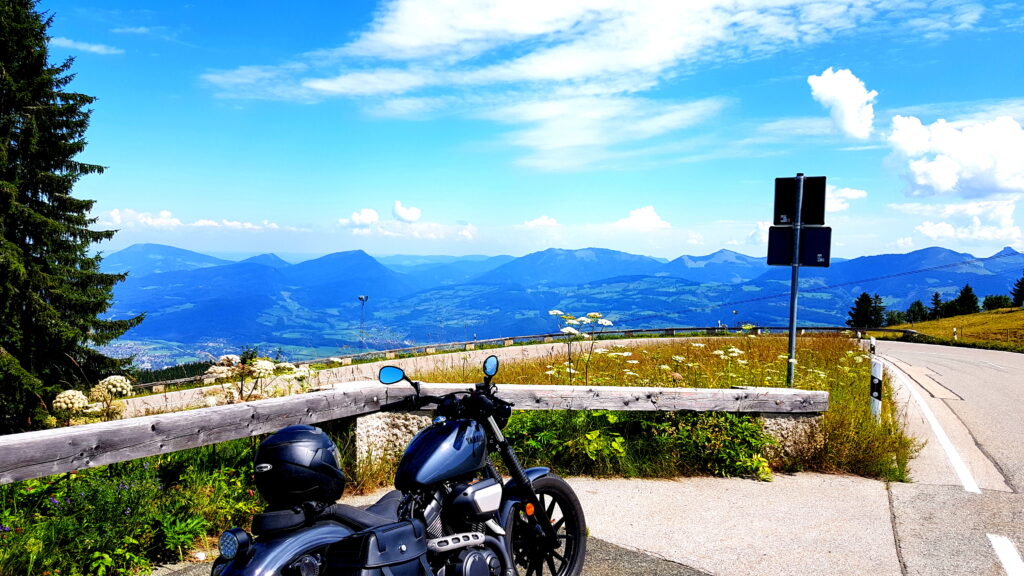 Ausblick von der Scheitelstrecke