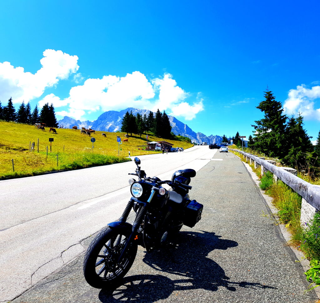 Scheitelstrecke, Blick zurück