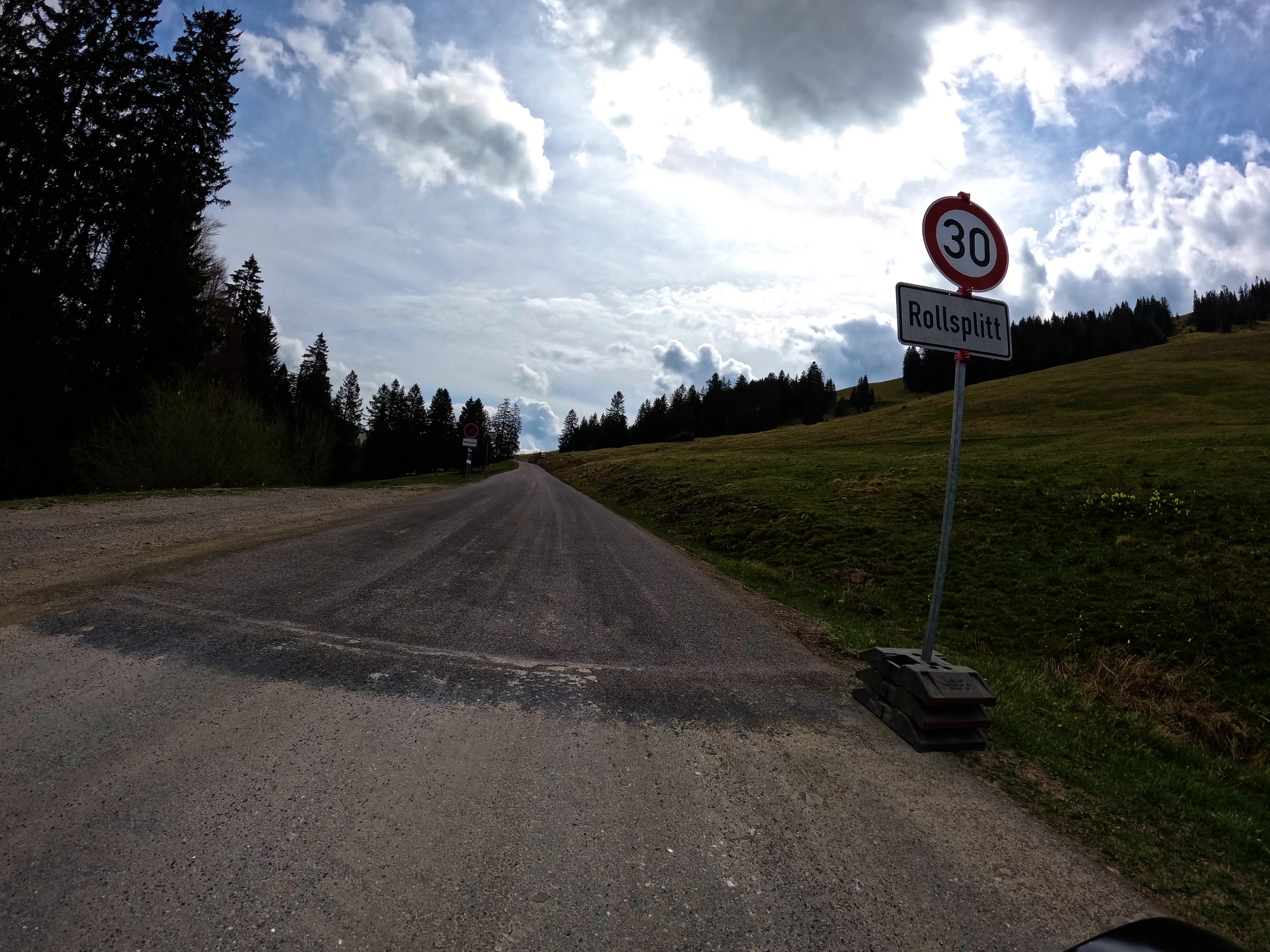 Rollsplit Richtung Oberes Sudelfeld