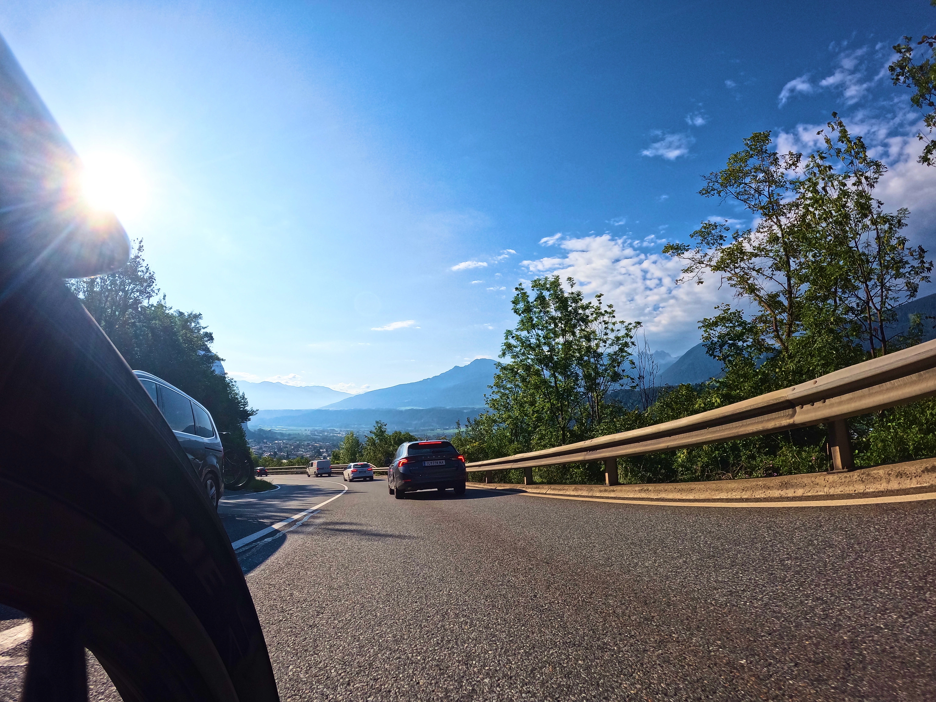 Berufsverkehr Richtung Innsbruck