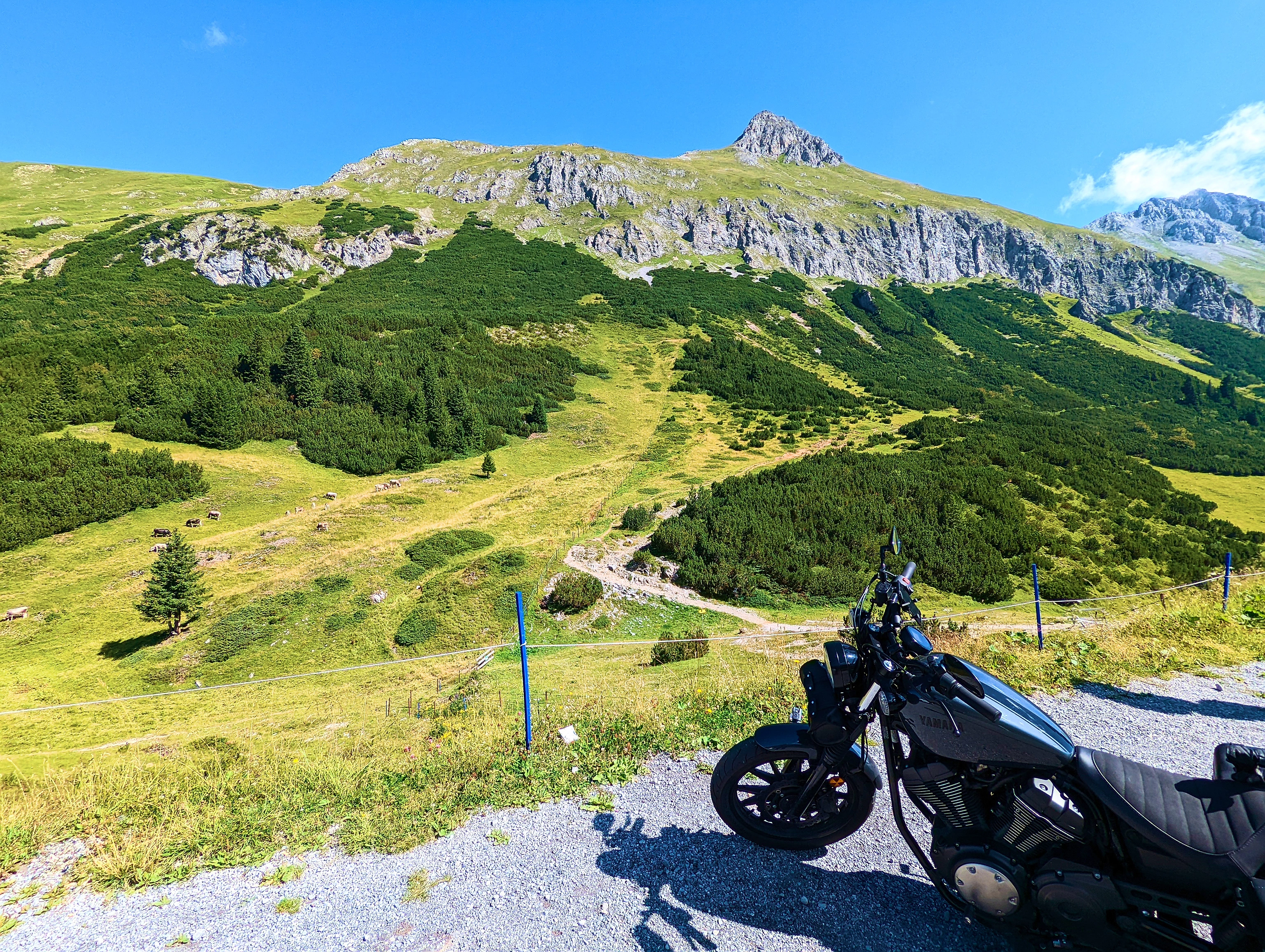 Aussicht am Hahntennjoch