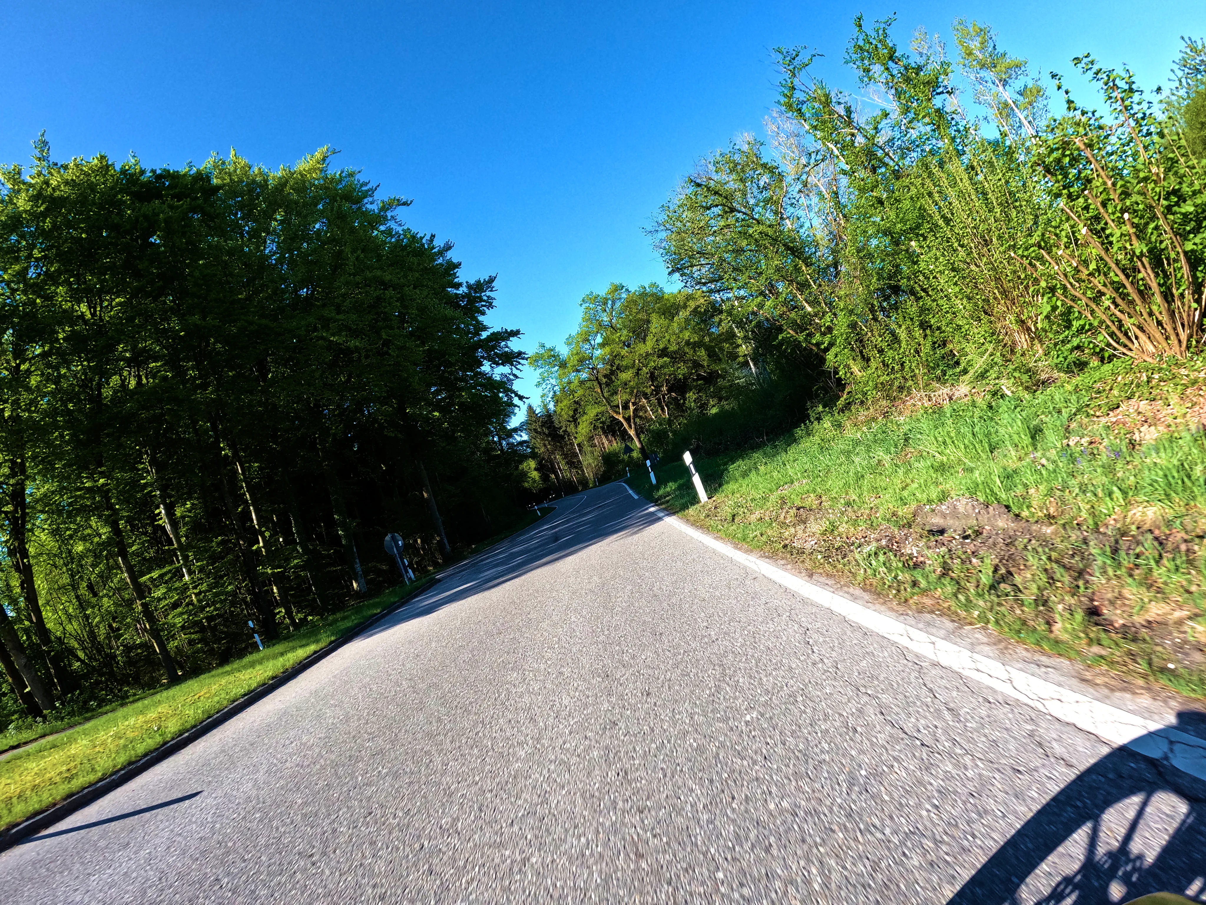 Kurvig Richtung Süden