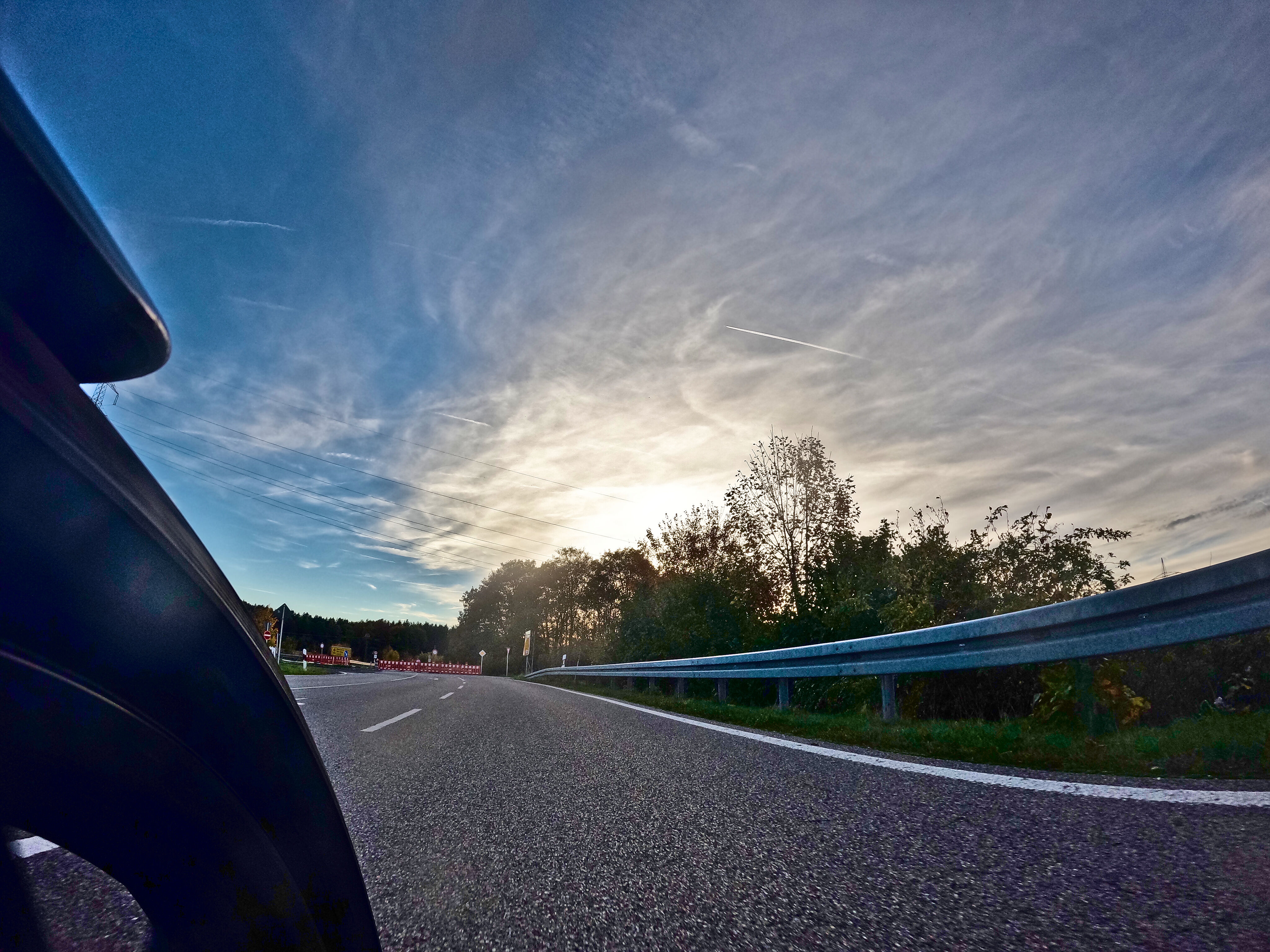 Eine weitere gesperrte Straße