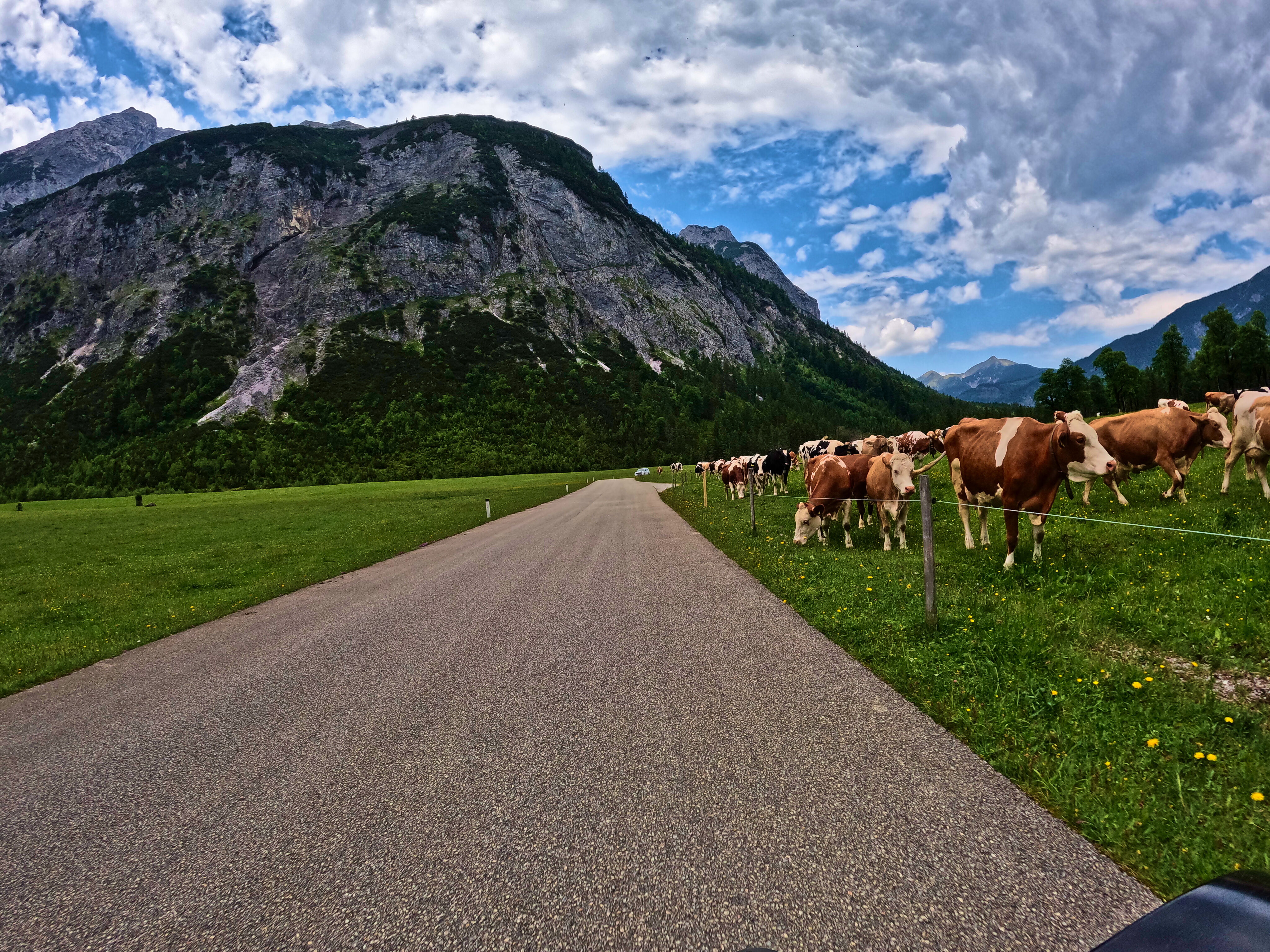 Vorbei an den Bewohnern