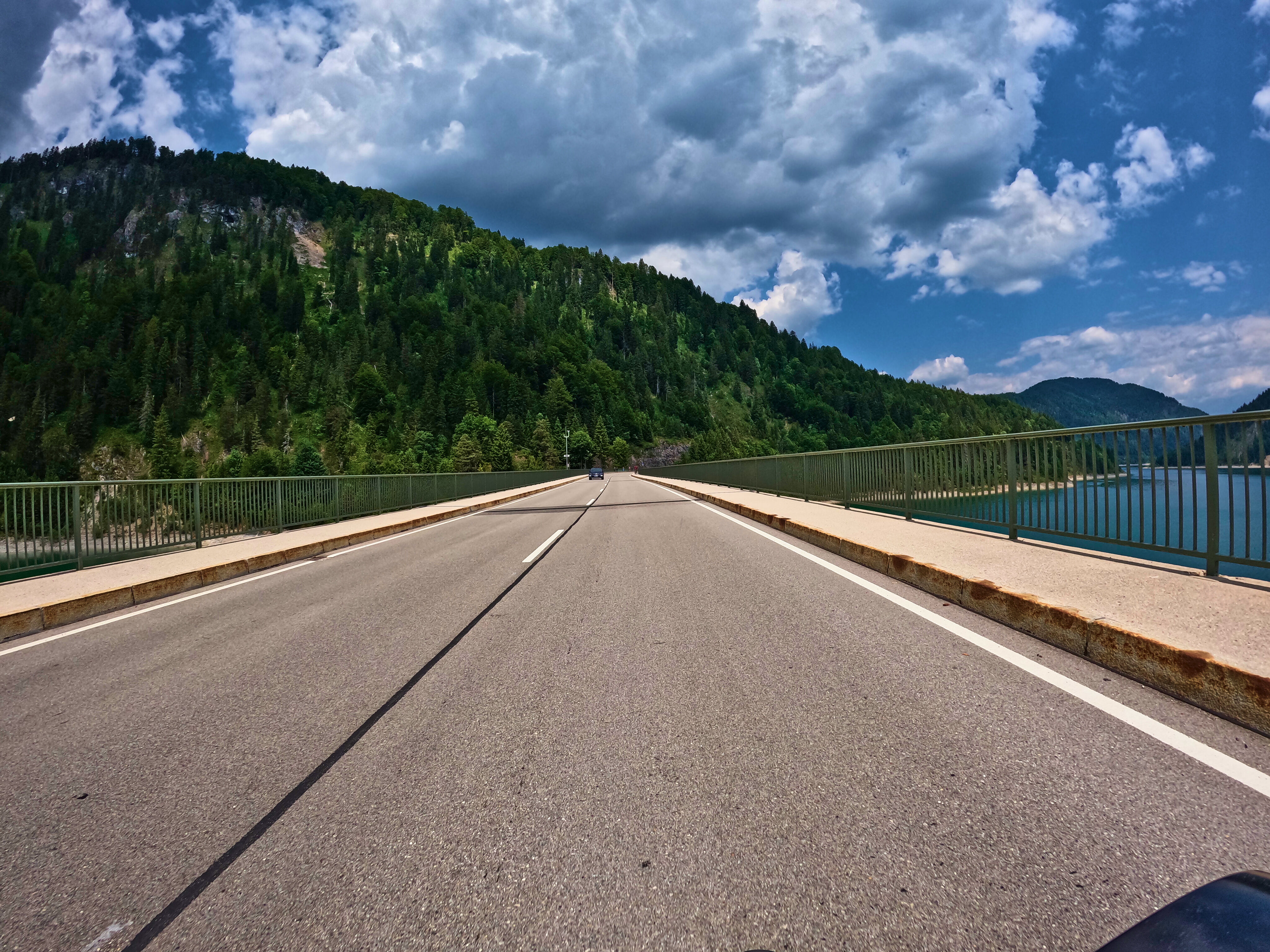 Zurück über den Sylvenstein