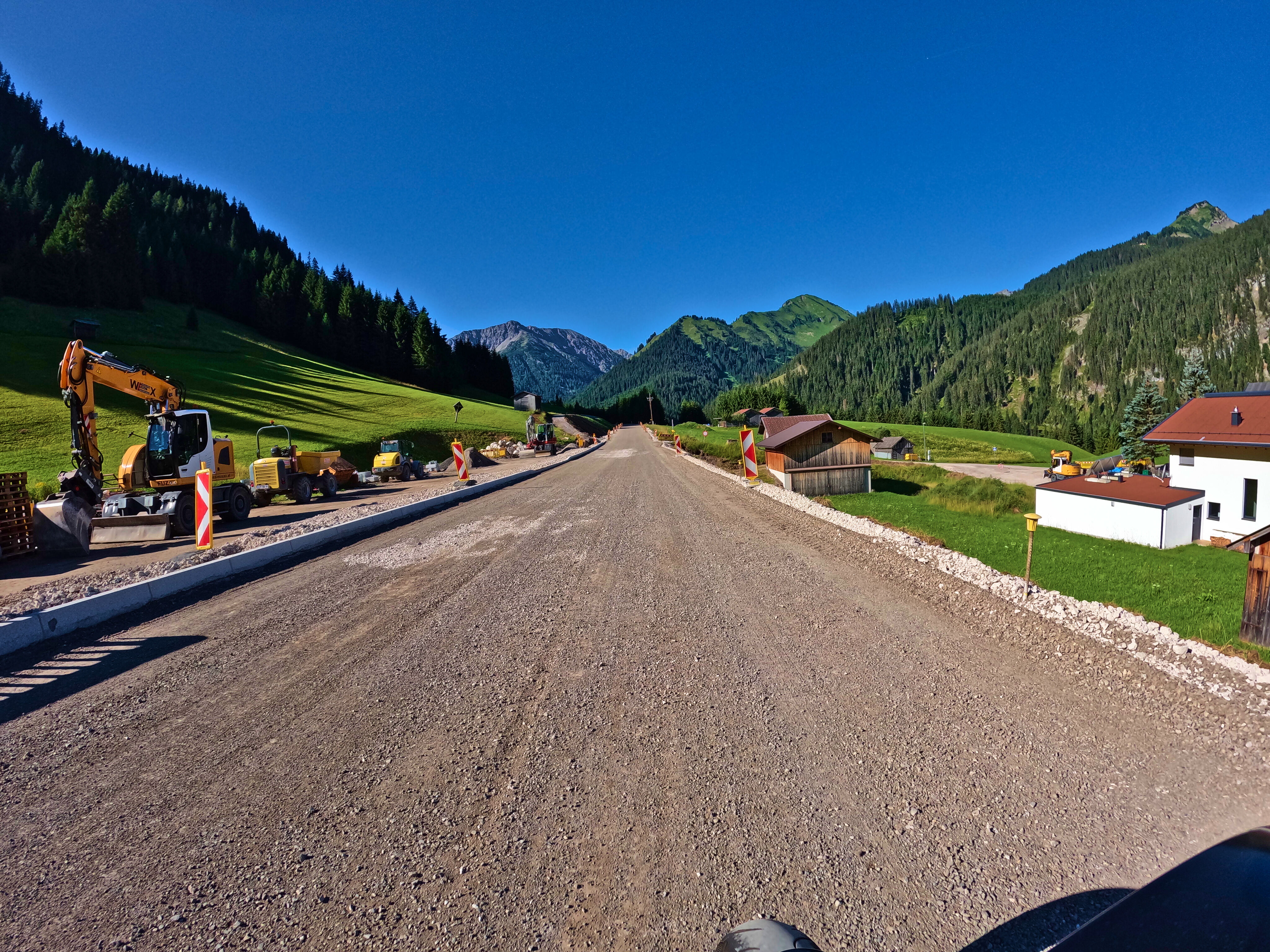 Asphalt nicht mehr vorhanden