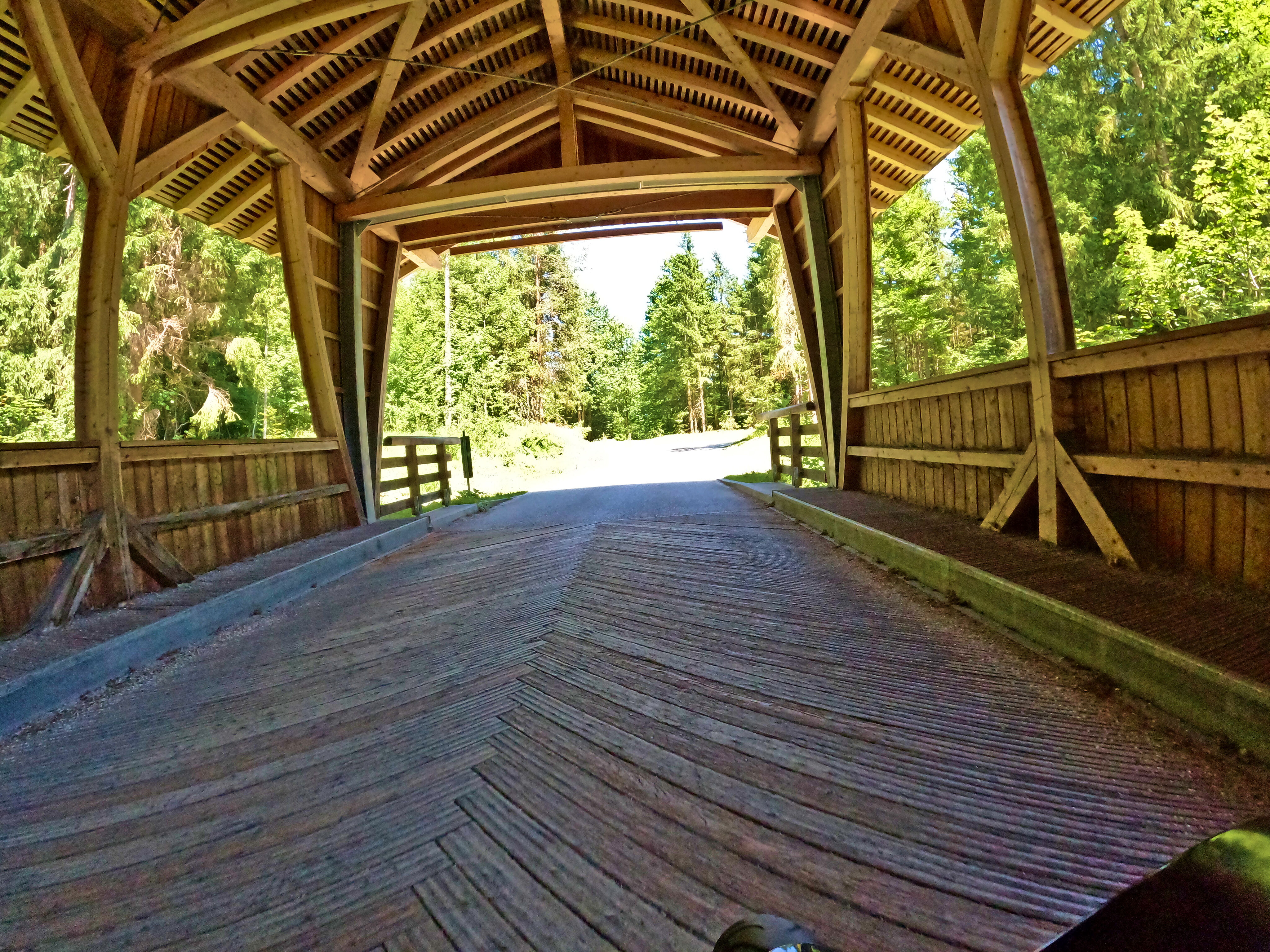 Mautstraße Wallgau-Vorderriß, Holzbrücke