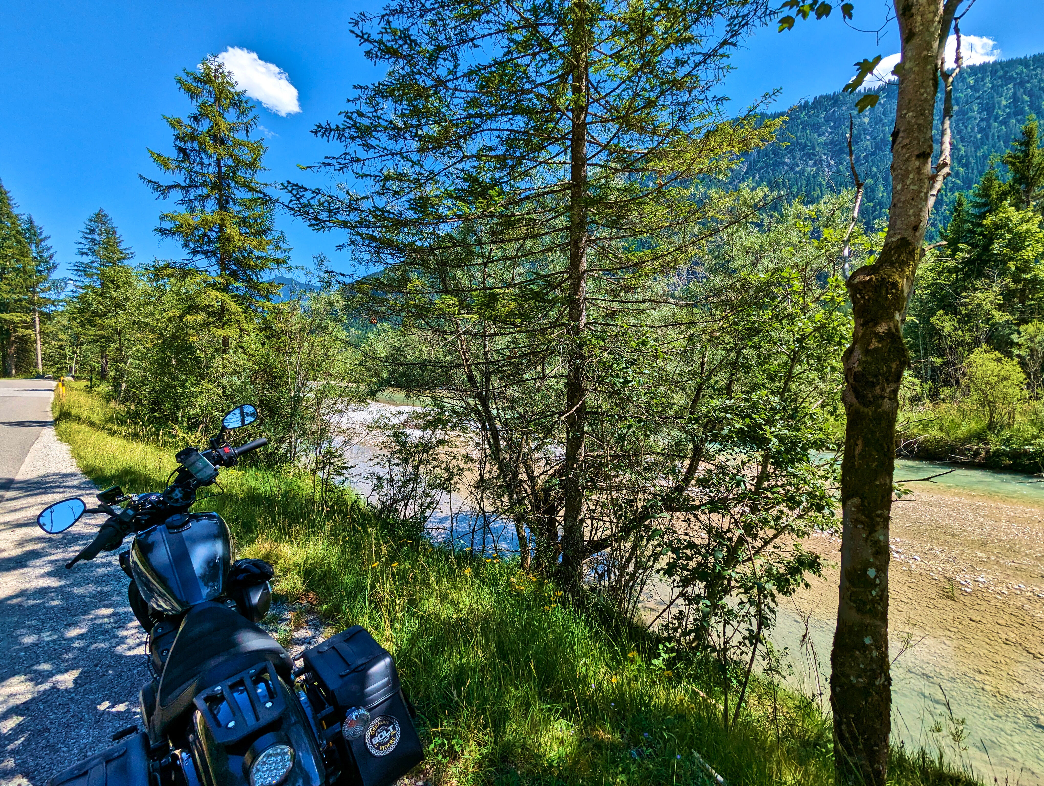 Mautstraße Wallgau-Vorderriß, erster Fotostopp
