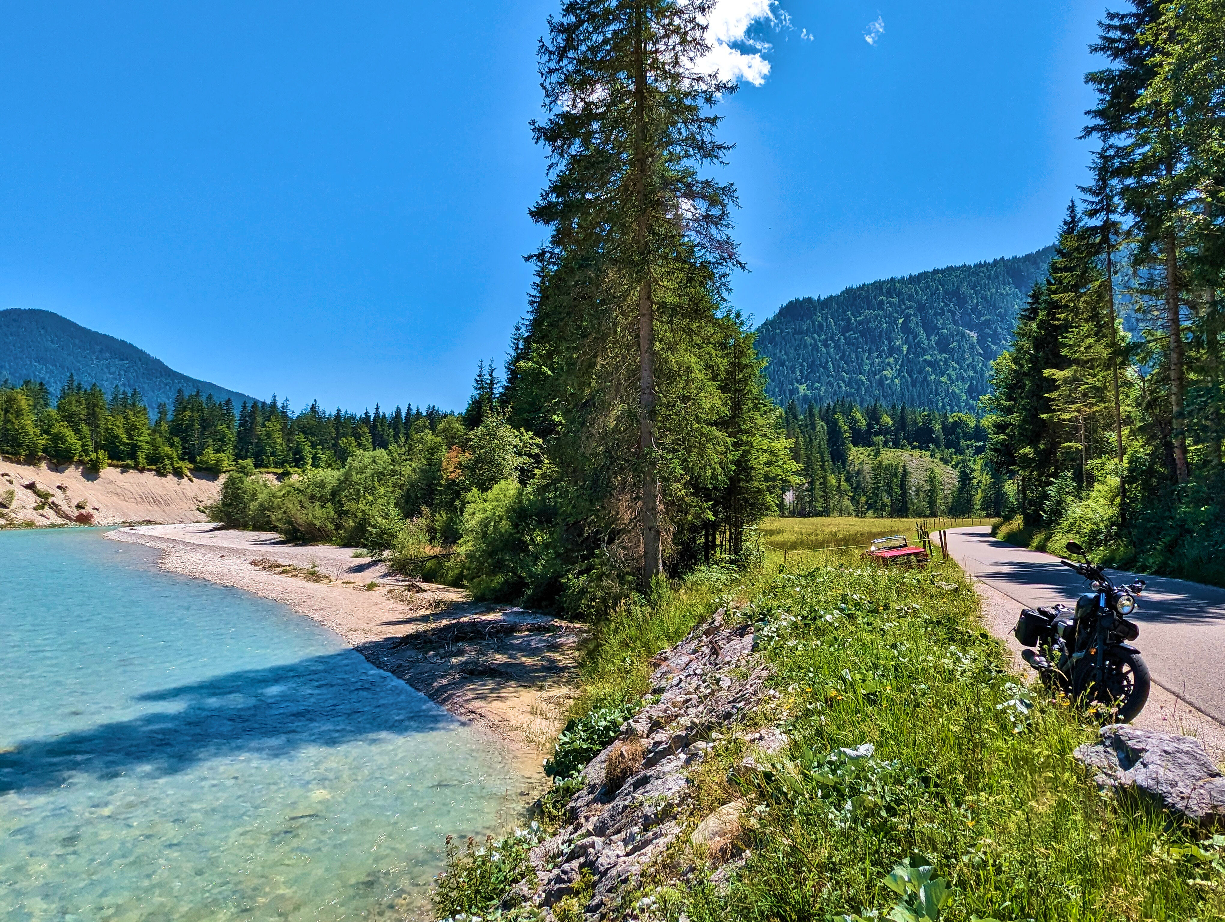 Mautstraße Wallgau-Vorderriß, zweiter Fotostopp
