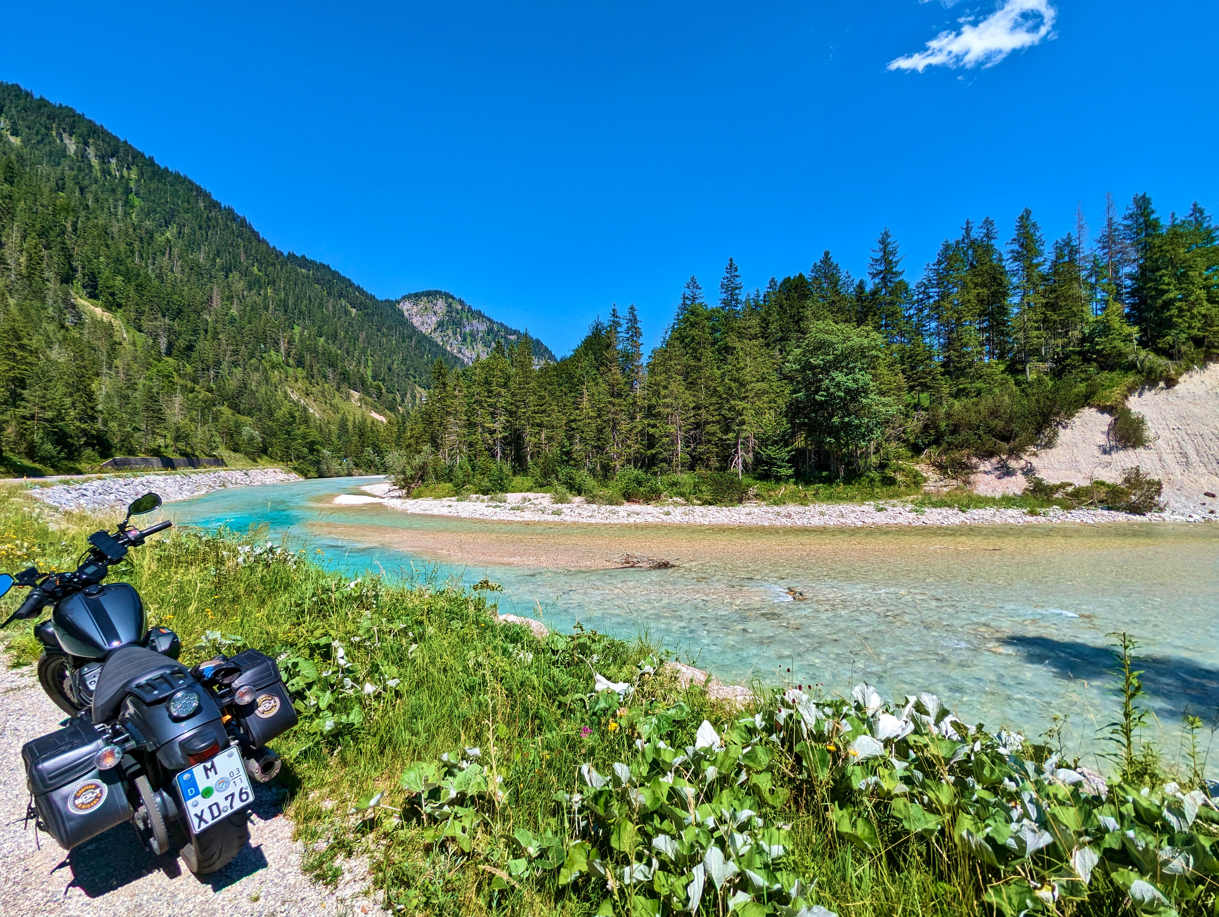Mautstraße Wallgau-Vorderriß, zweiter Fotostopp
