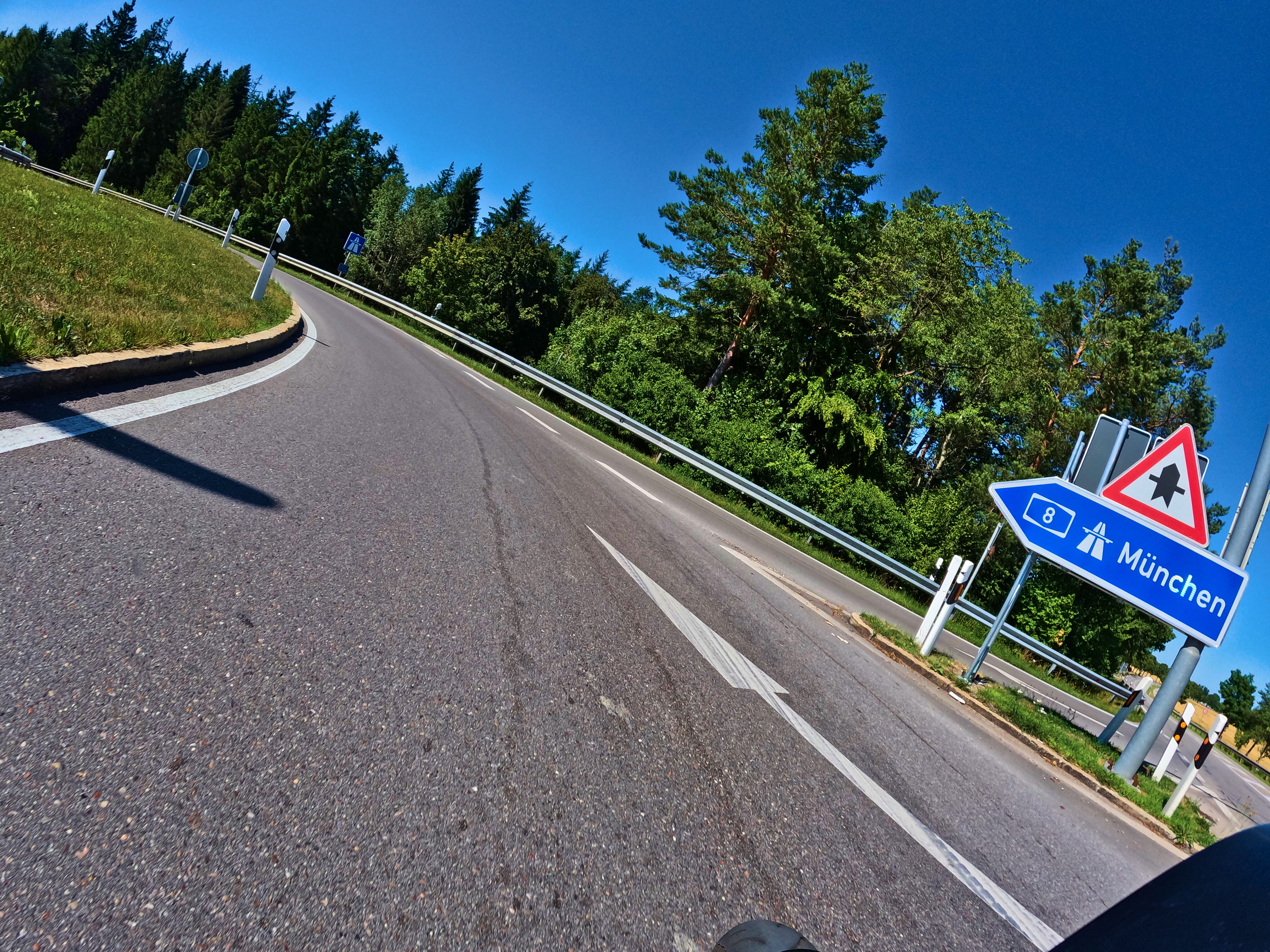 Die letzten Kilometer via Autobahn