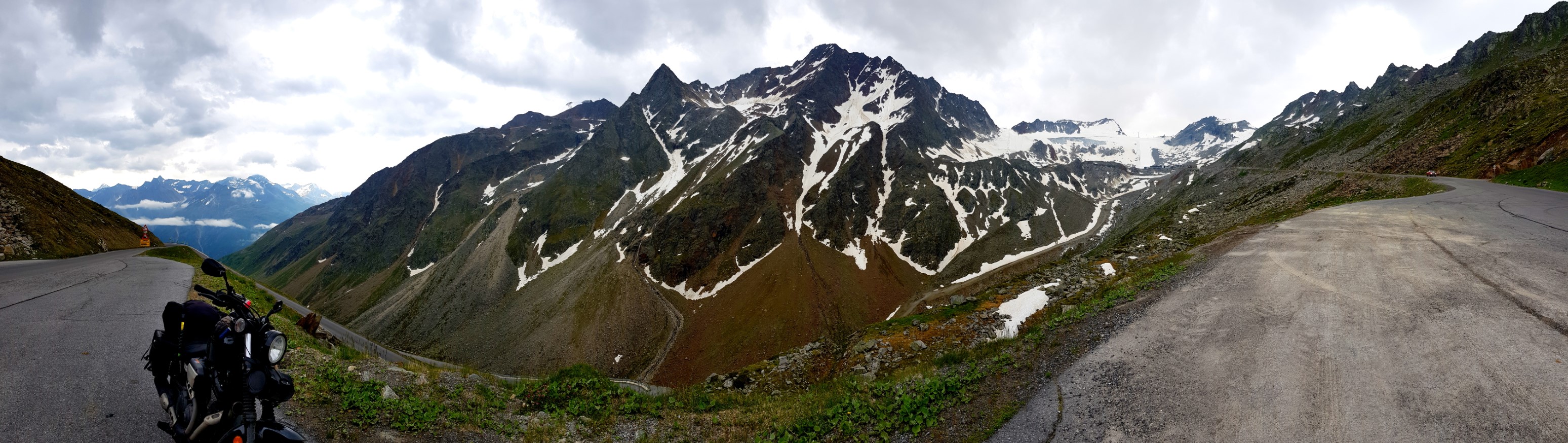 Panorama an der Ötztaler Gletscherstraße