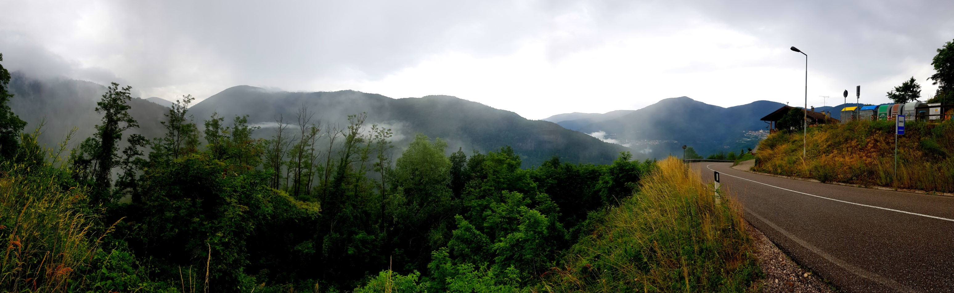 Das Wetter wird nicht besser, bietet aber auch bei starker Bewölkung tolle Aussichten.