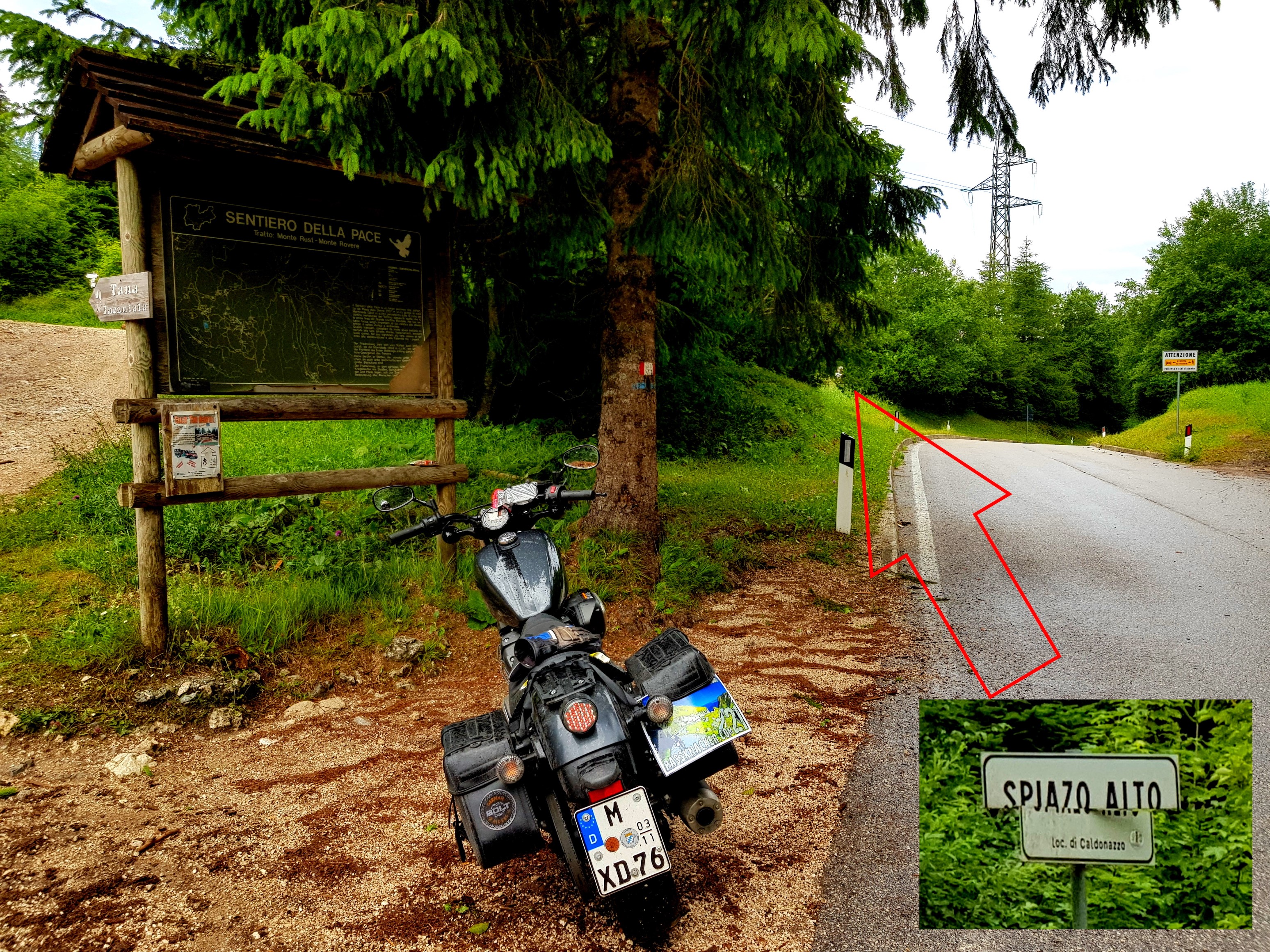 Passknacker-Nachweis Kaiserjägerstraße / Strada dell’Alpini