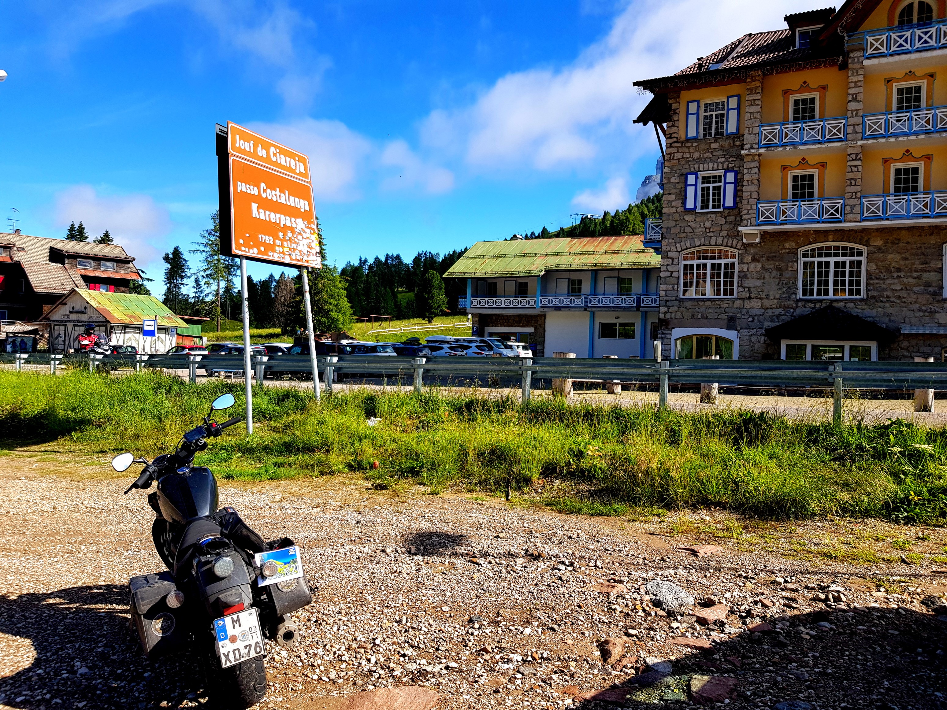 Karerpass, Nachweisbild