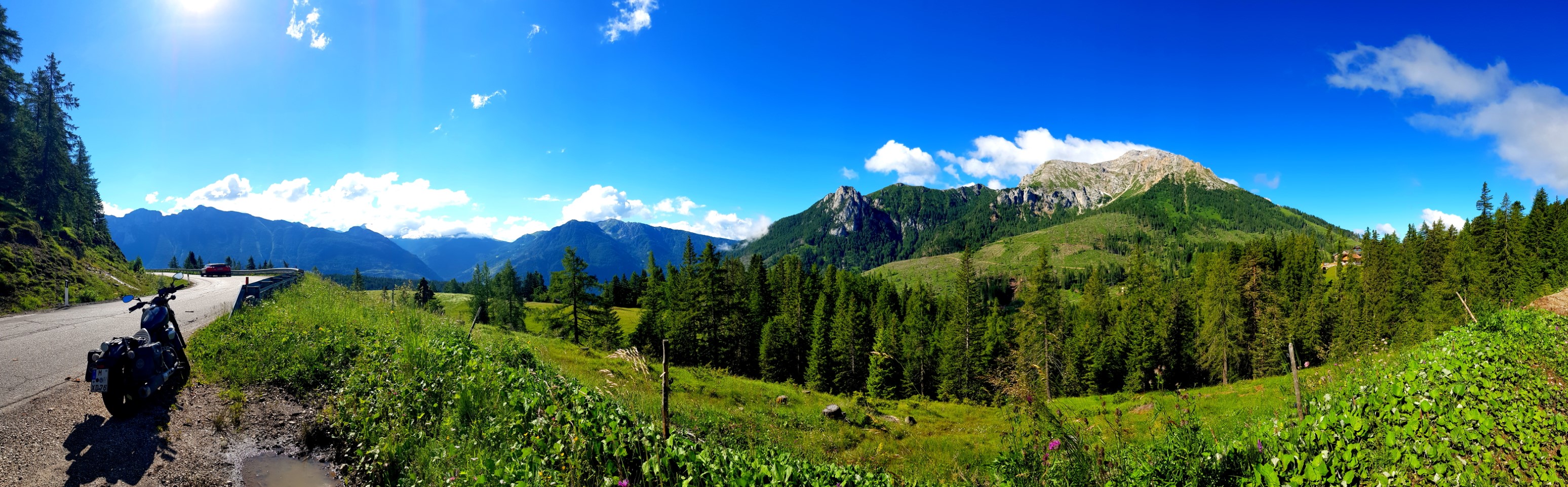 Auf dem Weg zum Passo di Rolle