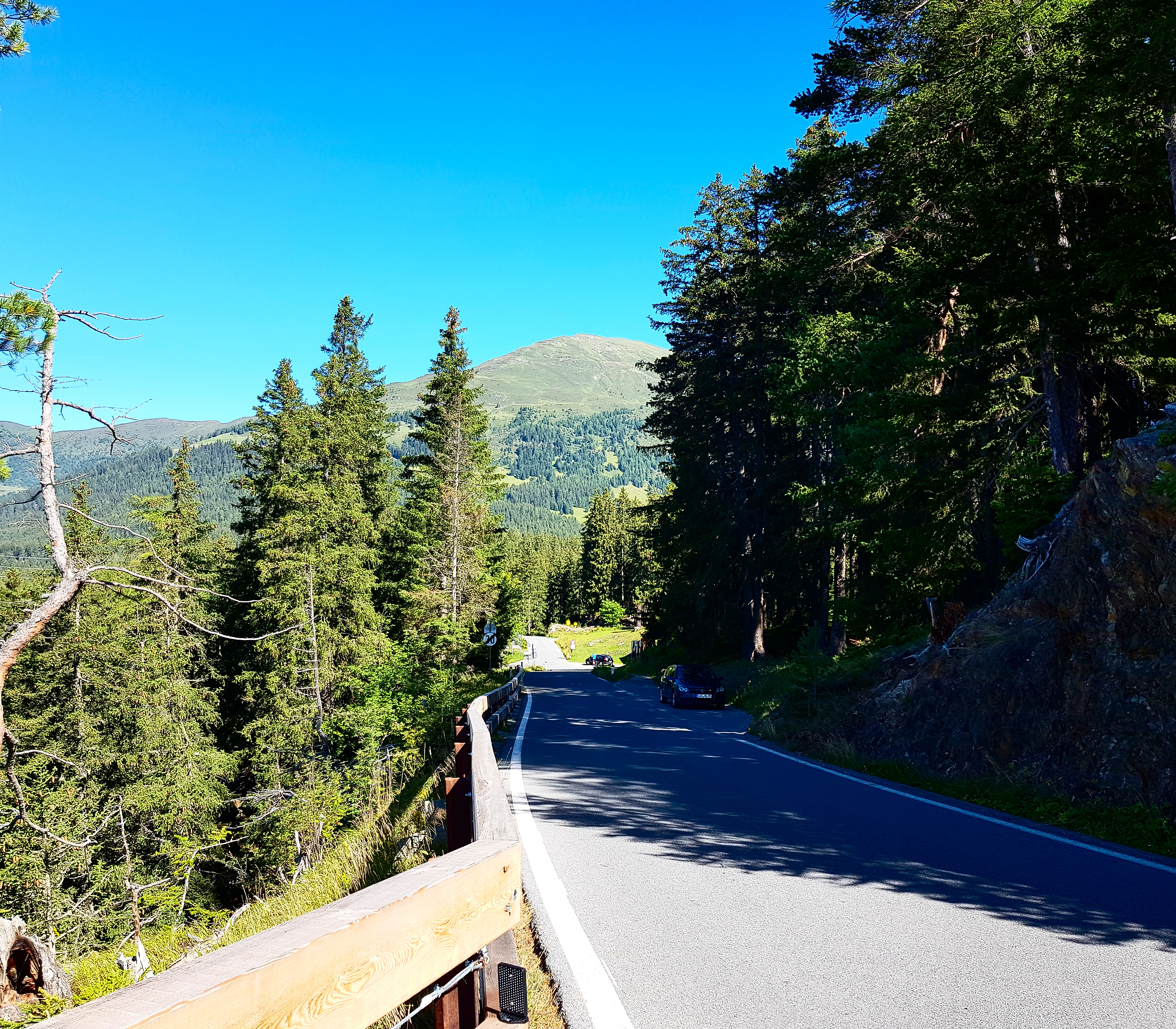 Die Straße versprach Fahrspaß