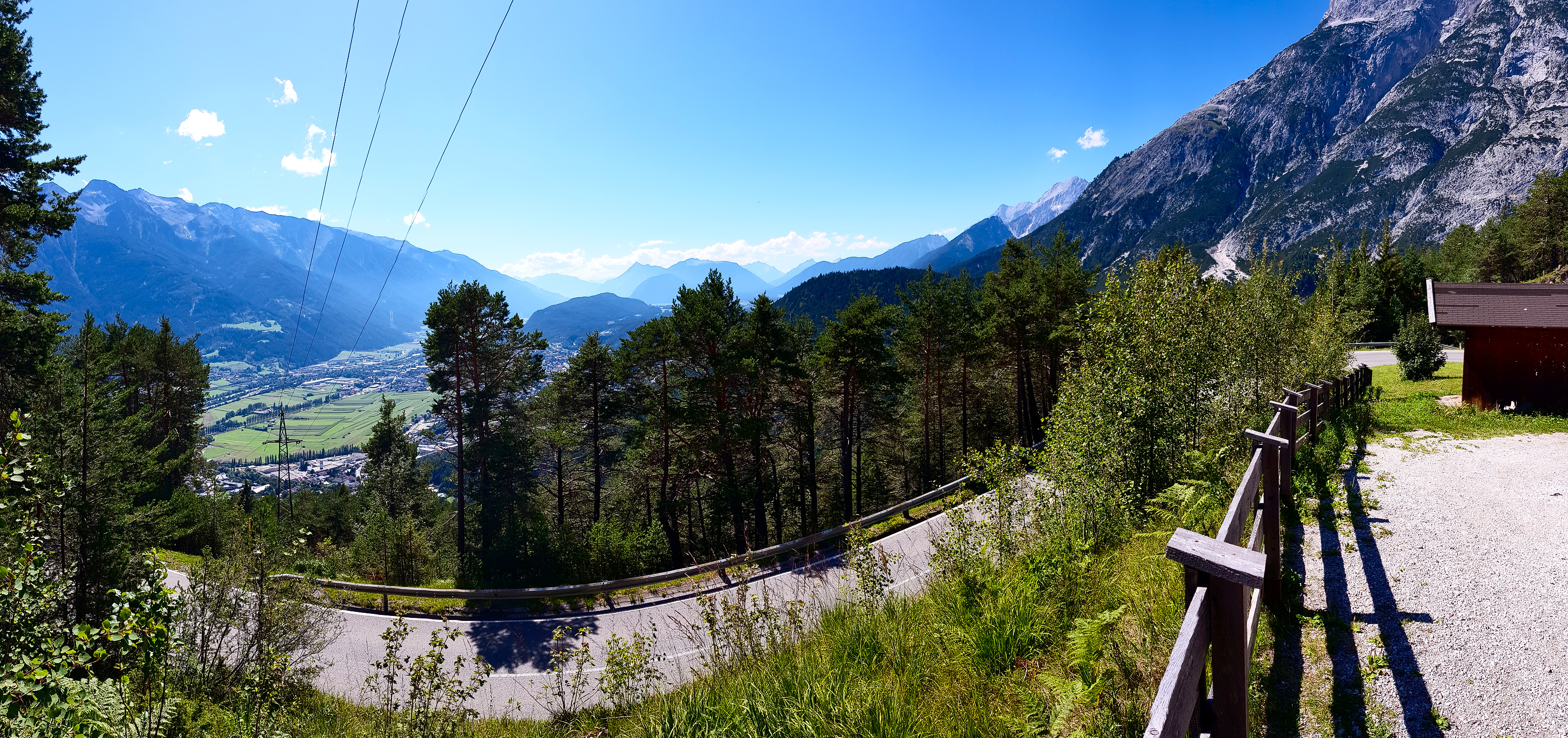 Panorama auf dem Weg zur Buchener Höhe