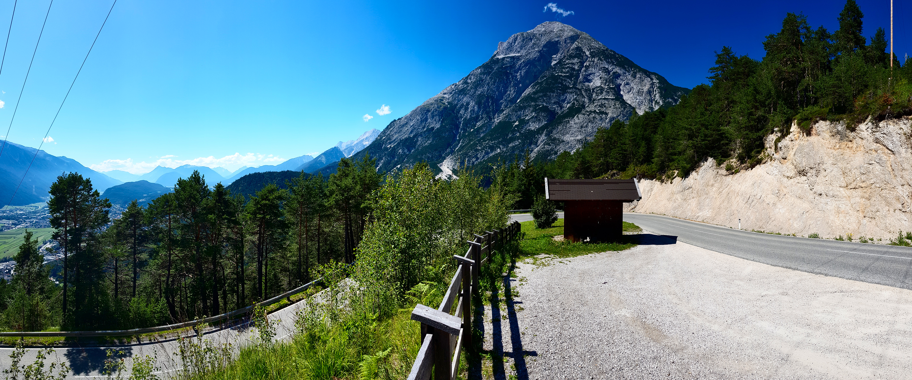 Panorama auf dem Weg zur Buchener Höhe